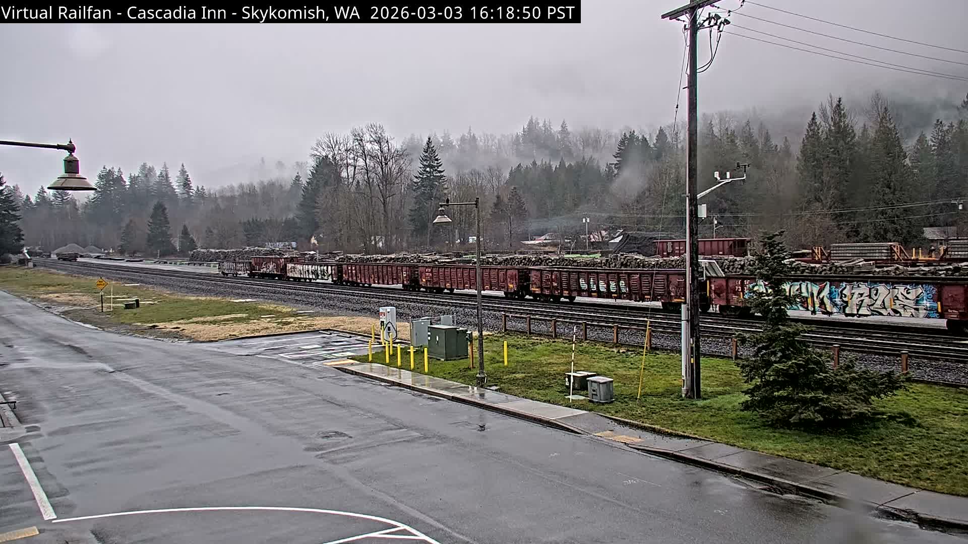 Skykomish Village Railroad Live Cam - Skykomish, King, Washington, USA