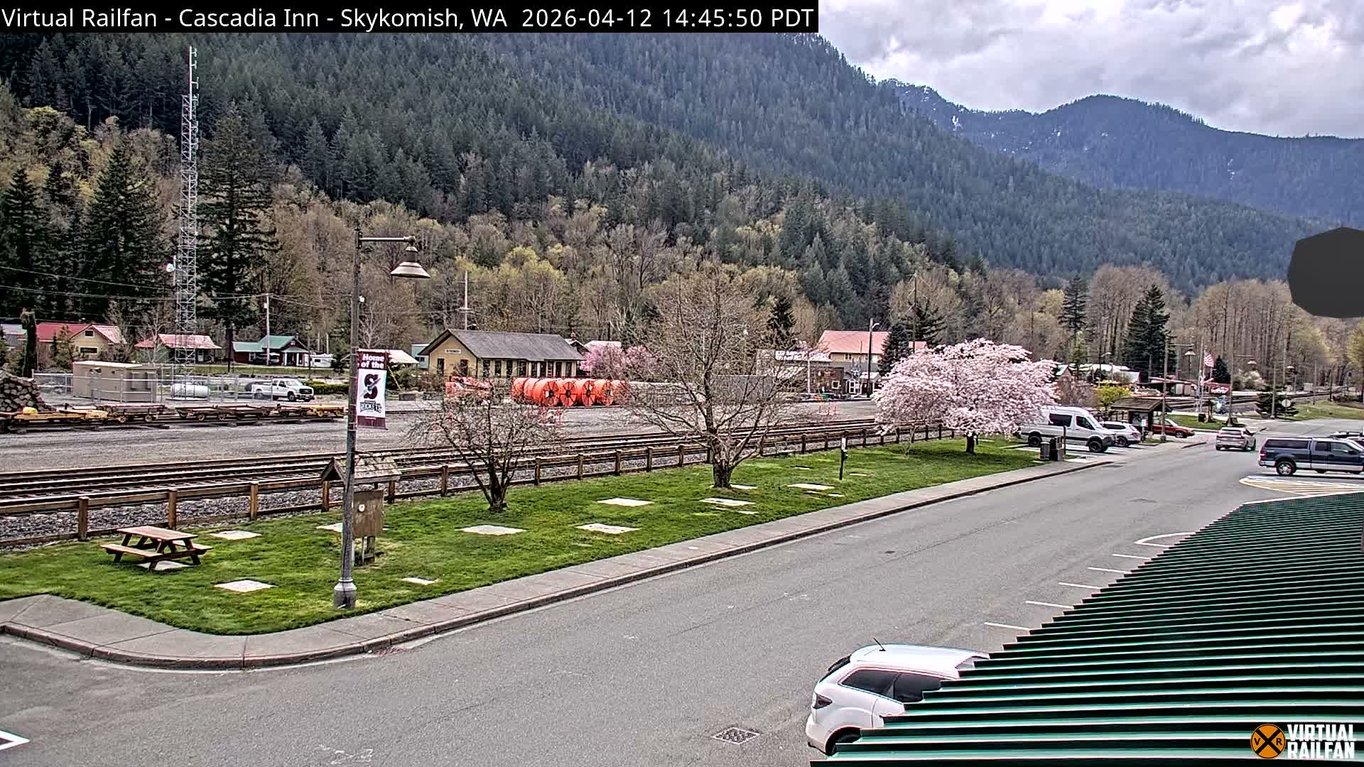 Skykomish Village Railroad Live Cam - Skykomish, King, Washington, USA