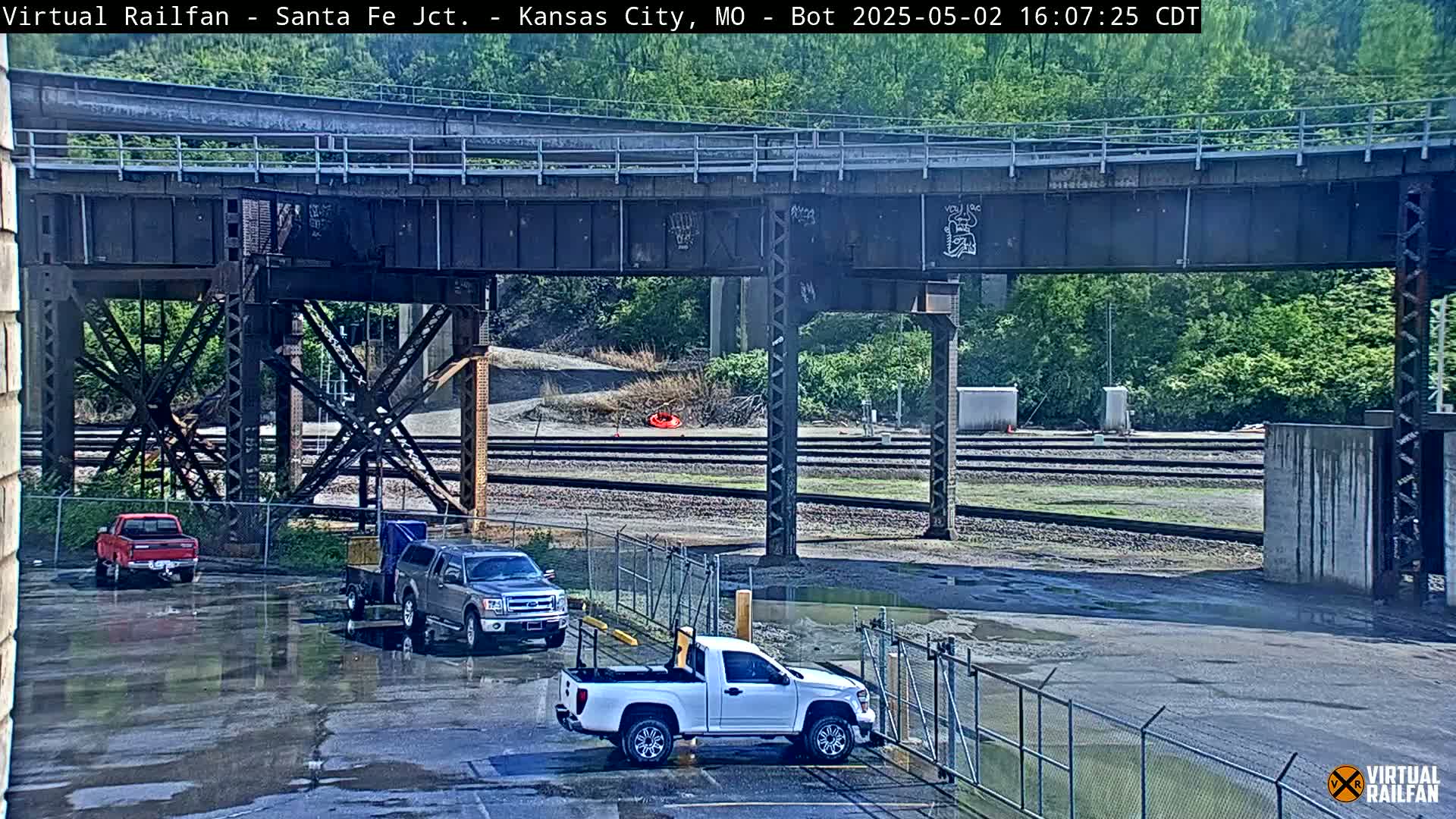 Kansas City Santa Fe Railway Junction Live Cam - Kansas City, Jackson, Missouri, USA 