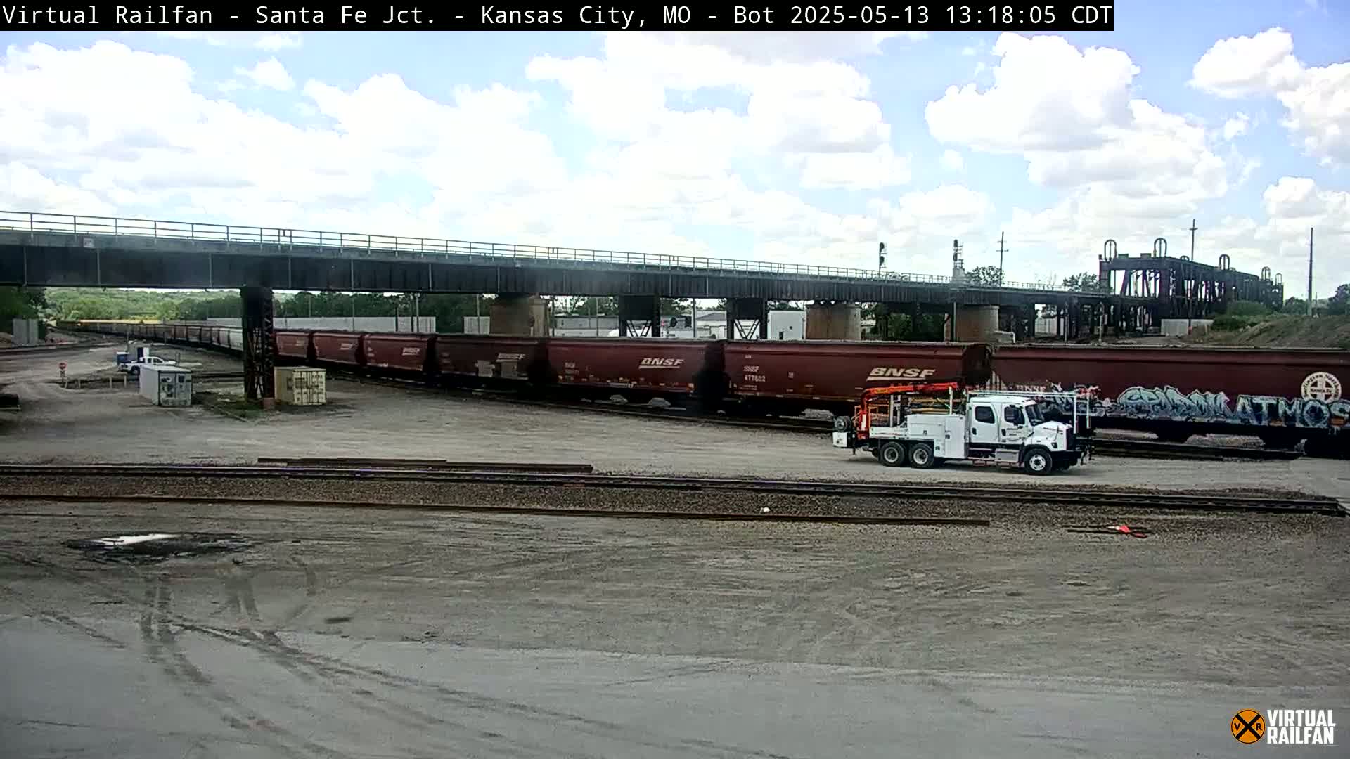 Kansas City Santa Fe Railway Junction Live Cam - Kansas City, Jackson, Missouri, USA 