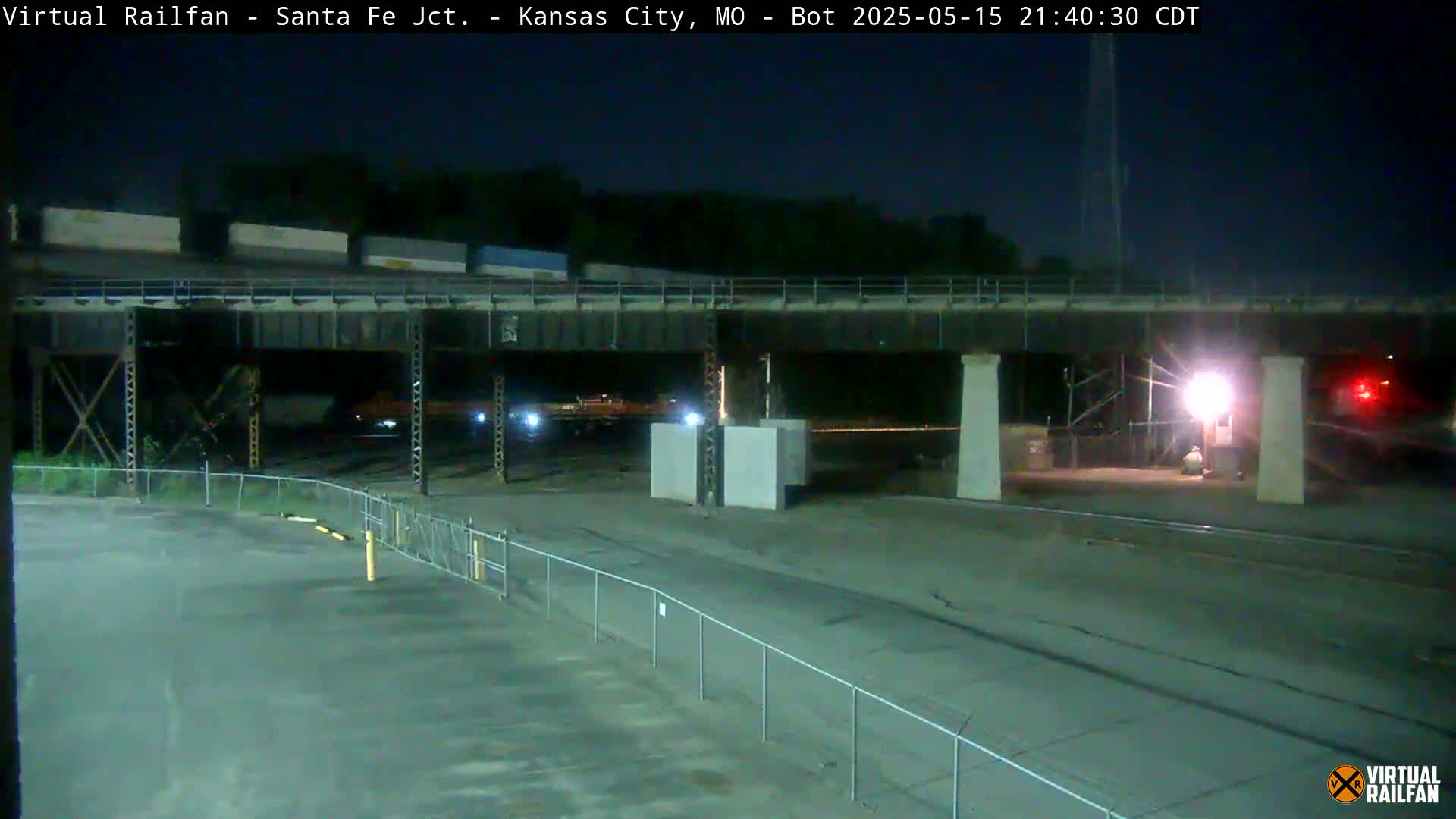 Kansas City Santa Fe Railway Junction Live Cam - Kansas City, Jackson, Missouri, USA 