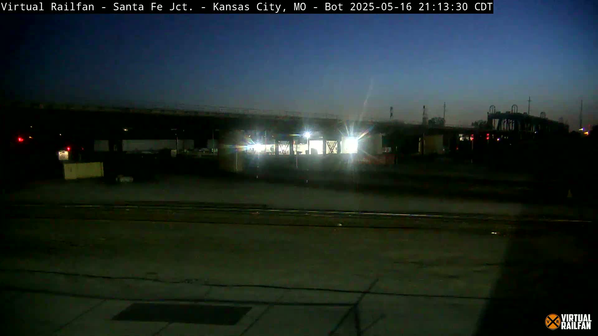 Kansas City Santa Fe Railway Junction Live Cam - Kansas City, Jackson, Missouri, USA 