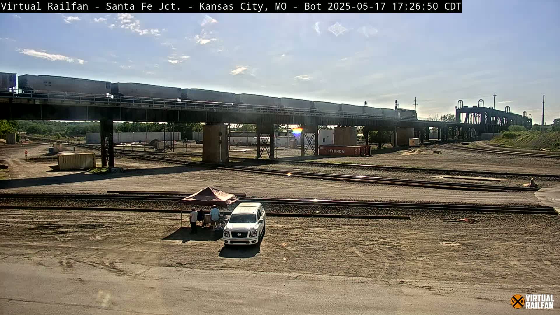 Kansas City Santa Fe Railway Junction Live Cam - Kansas City, Jackson, Missouri, USA 