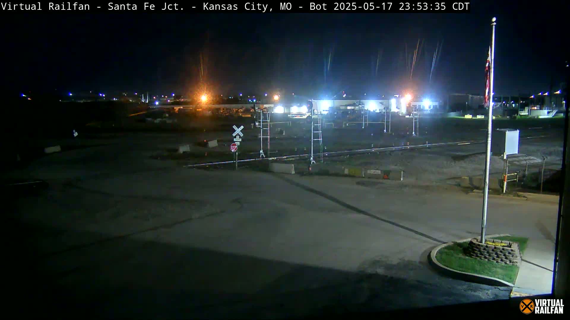 Kansas City Santa Fe Railway Junction Live Cam - Kansas City, Jackson, Missouri, USA 