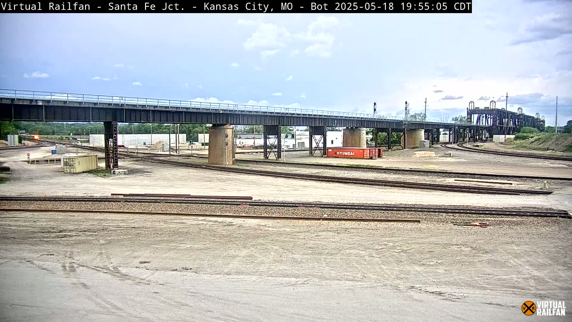 Kansas City Santa Fe Railway Junction Live Cam - Kansas City, Jackson, Missouri, USA 