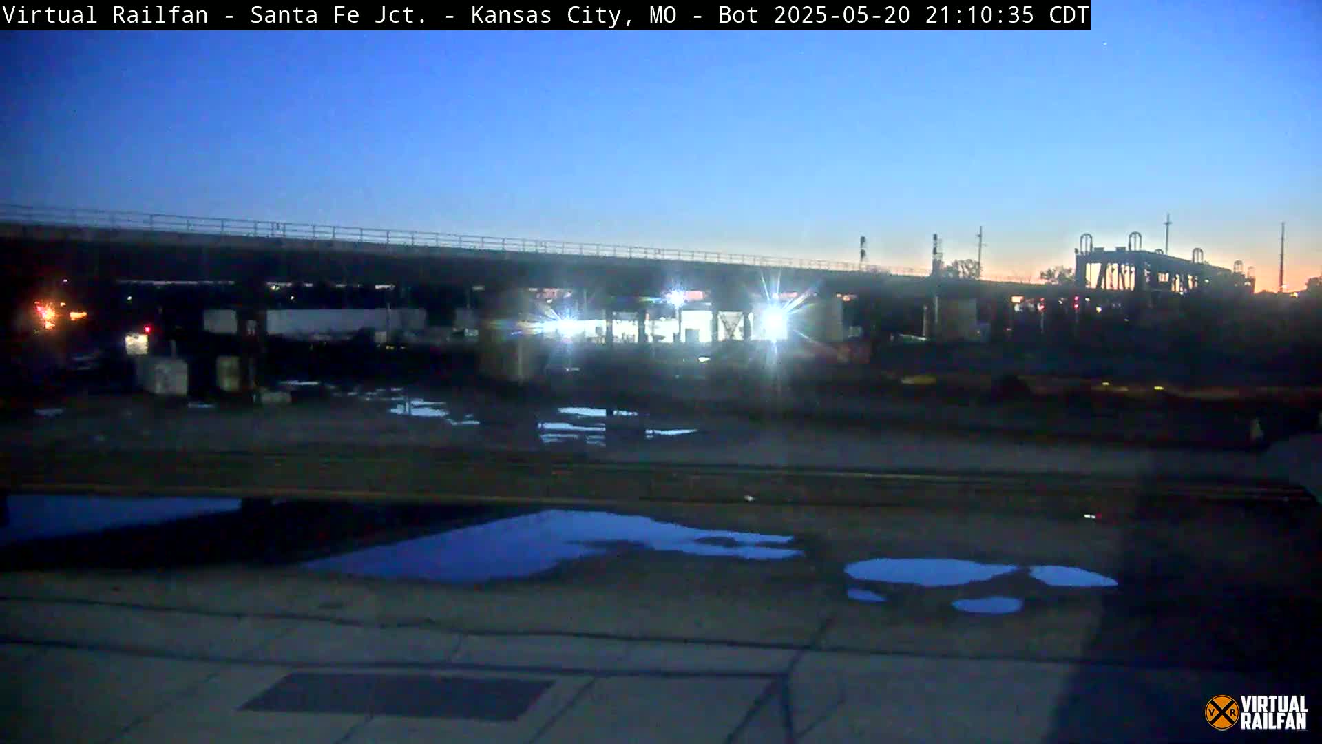 Kansas City Santa Fe Railway Junction Live Cam - Kansas City, Jackson, Missouri, USA 