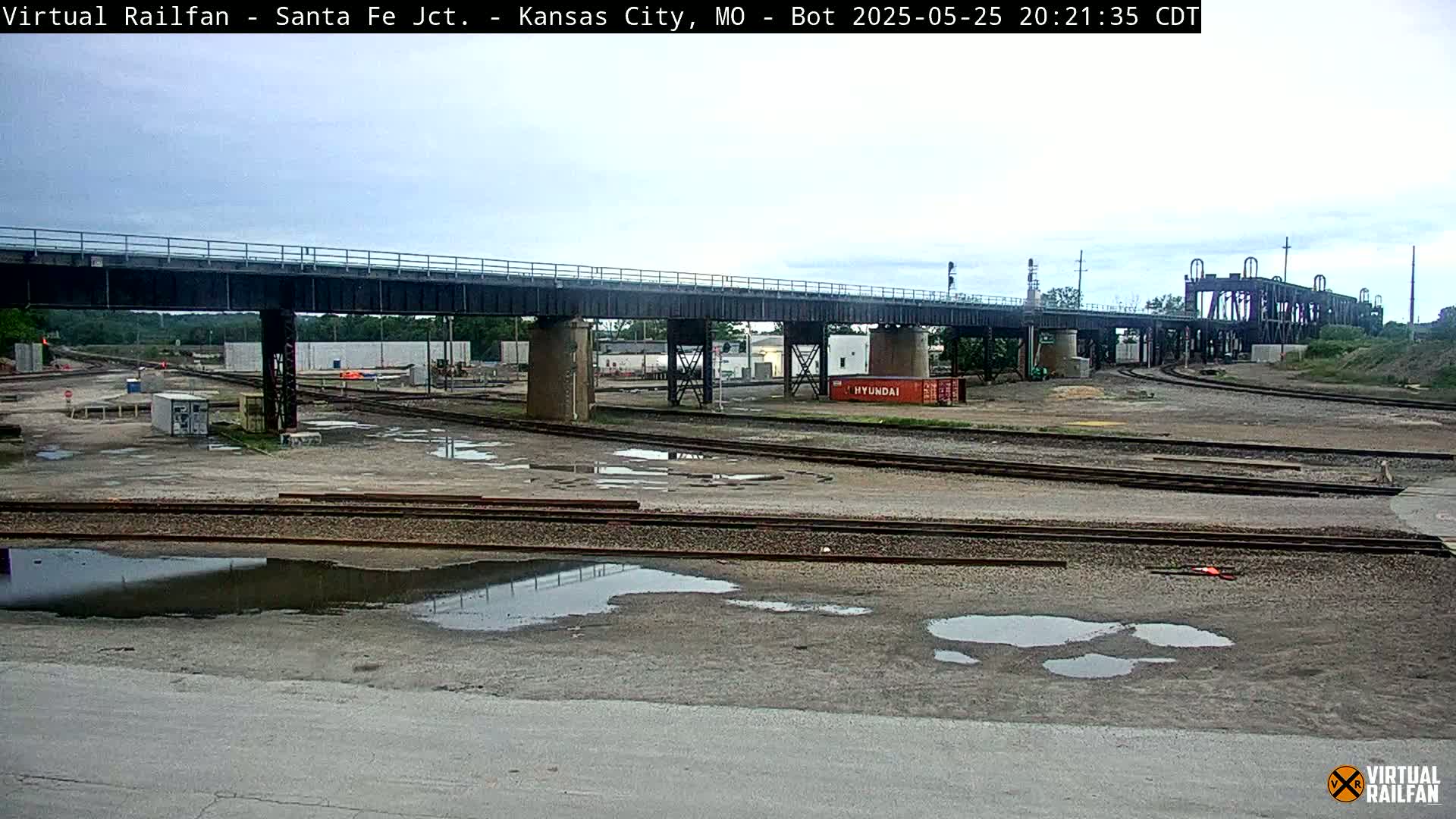 Kansas City Santa Fe Railway Junction Live Cam - Kansas City, Jackson, Missouri, USA 