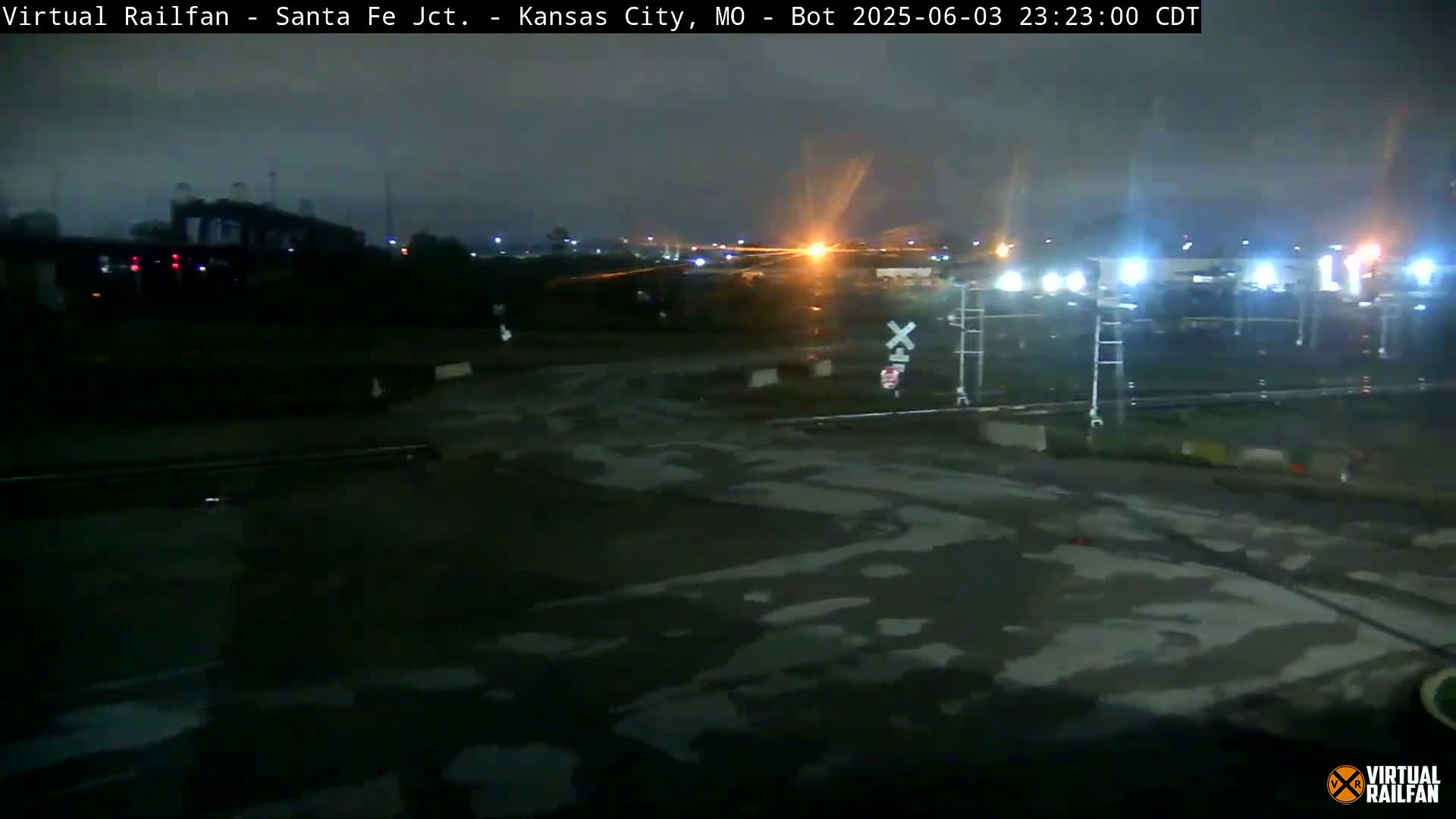 Kansas City Santa Fe Railway Junction Live Cam - Kansas City, Jackson, Missouri, USA 