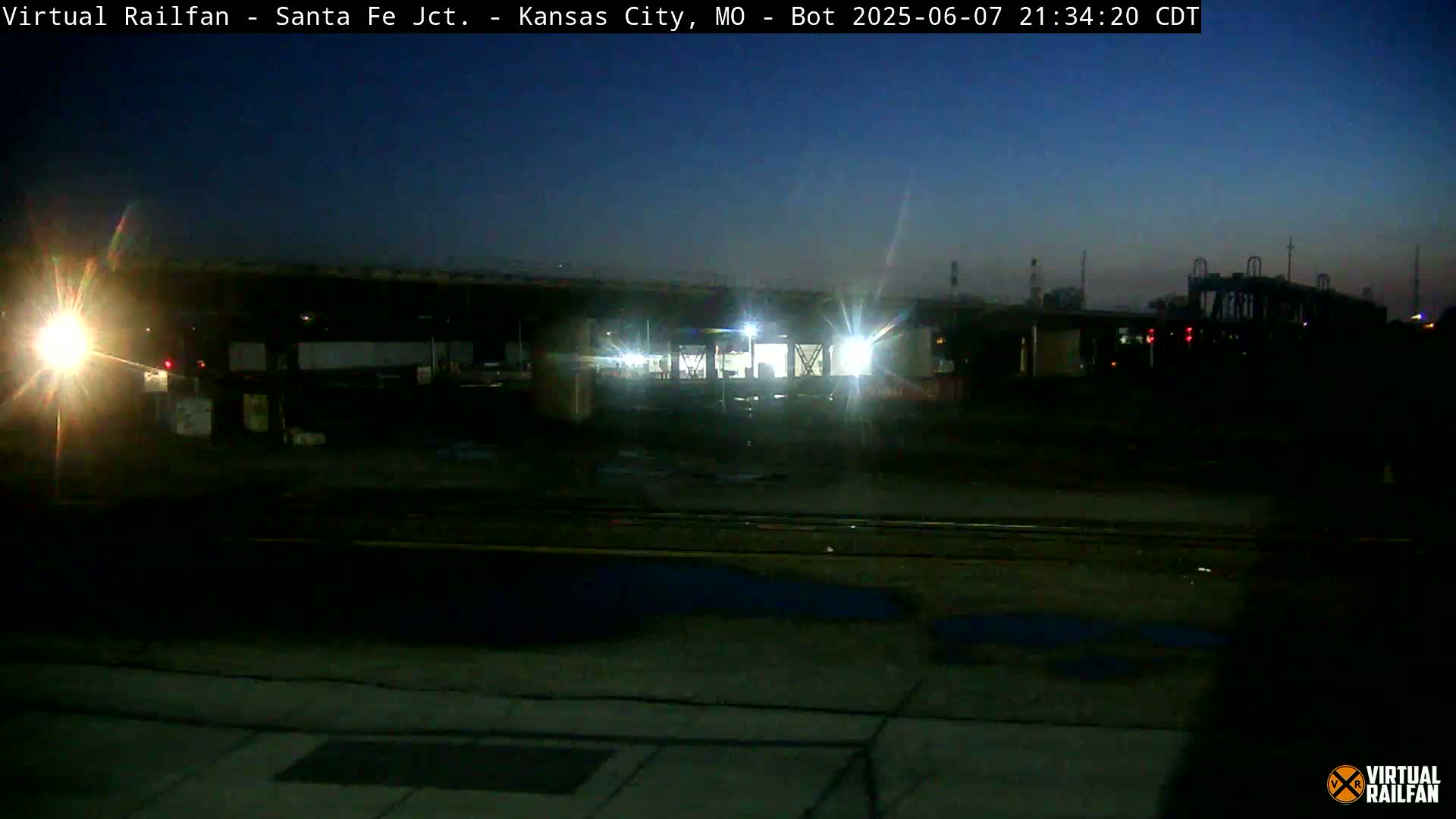 Kansas City Santa Fe Railway Junction Live Cam - Kansas City, Jackson, Missouri, USA 