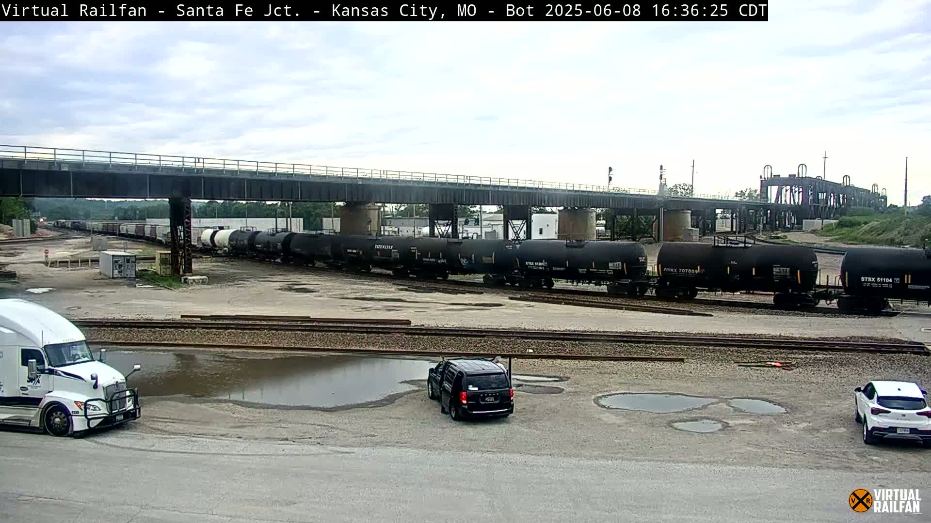 Kansas City Santa Fe Railway Junction Live Cam - Kansas City, Jackson, Missouri, USA 