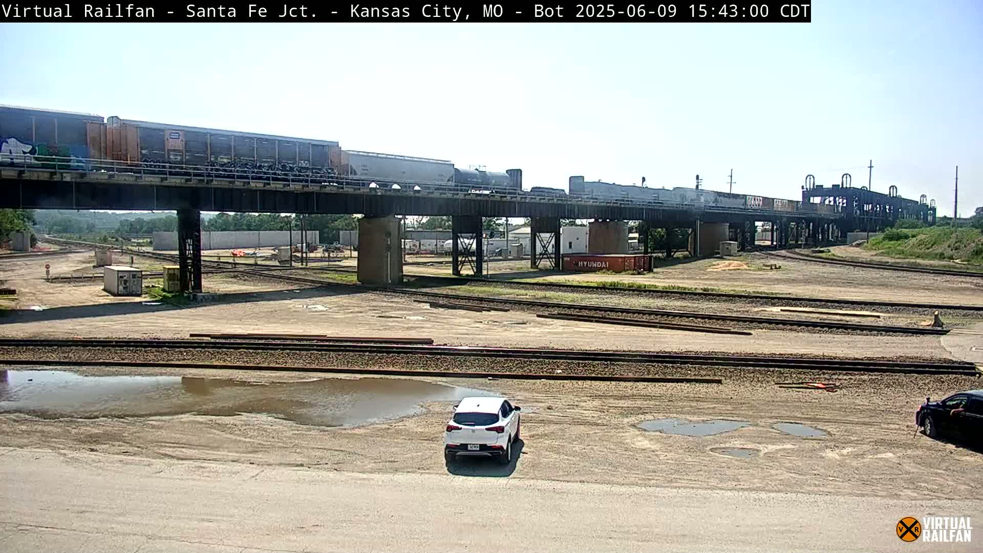 Kansas City Santa Fe Railway Junction Live Cam - Kansas City, Jackson, Missouri, USA 