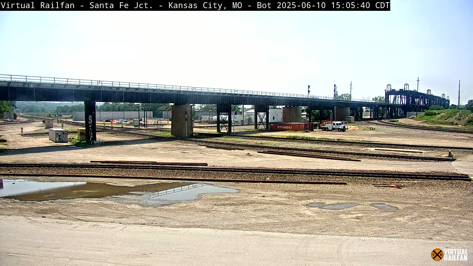 Kansas City Santa Fe Railway Junction Live Cam - Kansas City, Jackson, Missouri, USA 