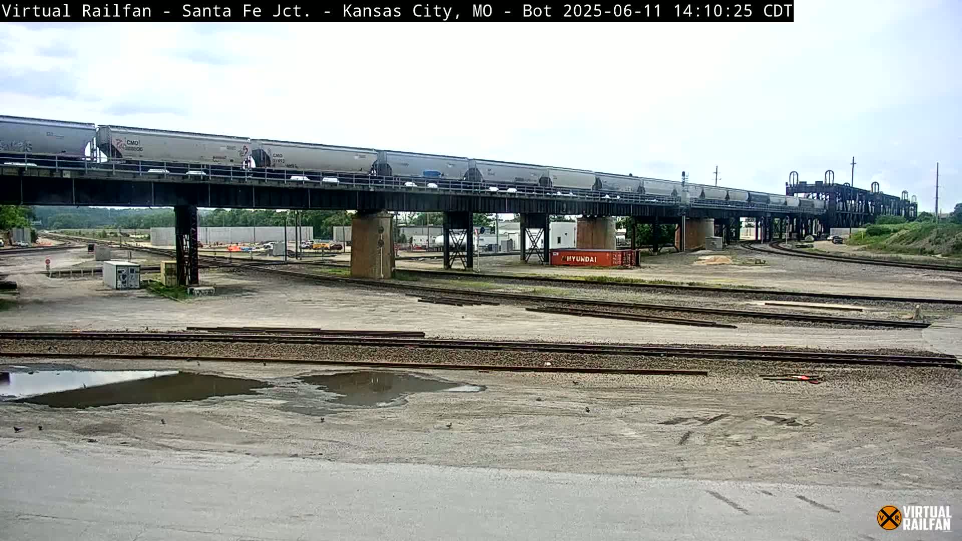 Kansas City Santa Fe Railway Junction Live Cam - Kansas City, Jackson, Missouri, USA 