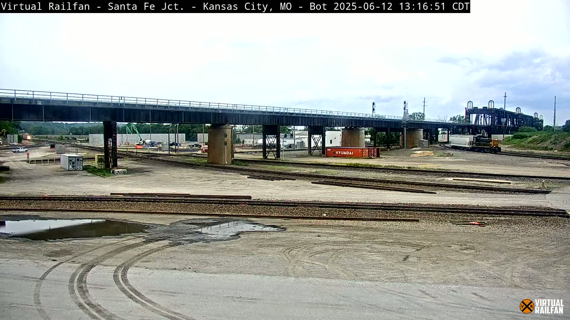 Kansas City Santa Fe Railway Junction Live Cam - Kansas City, Jackson, Missouri, USA 