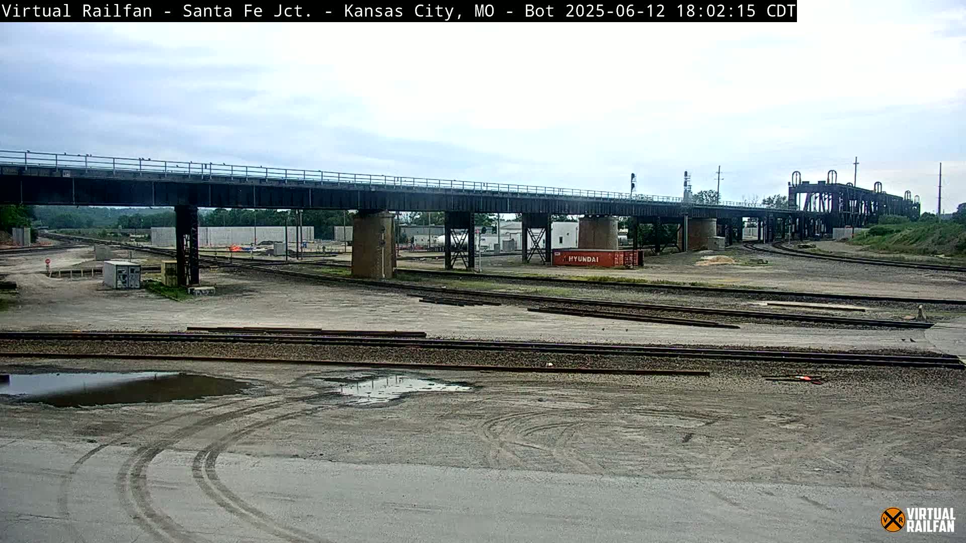 Kansas City Santa Fe Railway Junction Live Cam - Kansas City, Jackson, Missouri, USA 