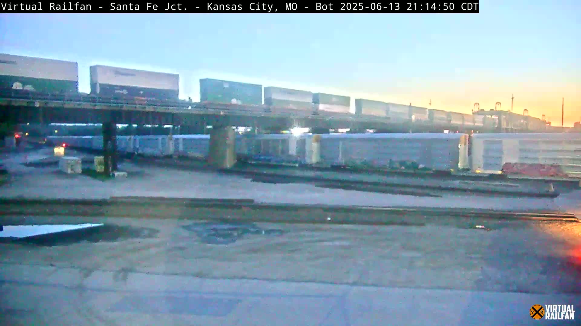 Kansas City Santa Fe Railway Junction Live Cam - Kansas City, Jackson, Missouri, USA 