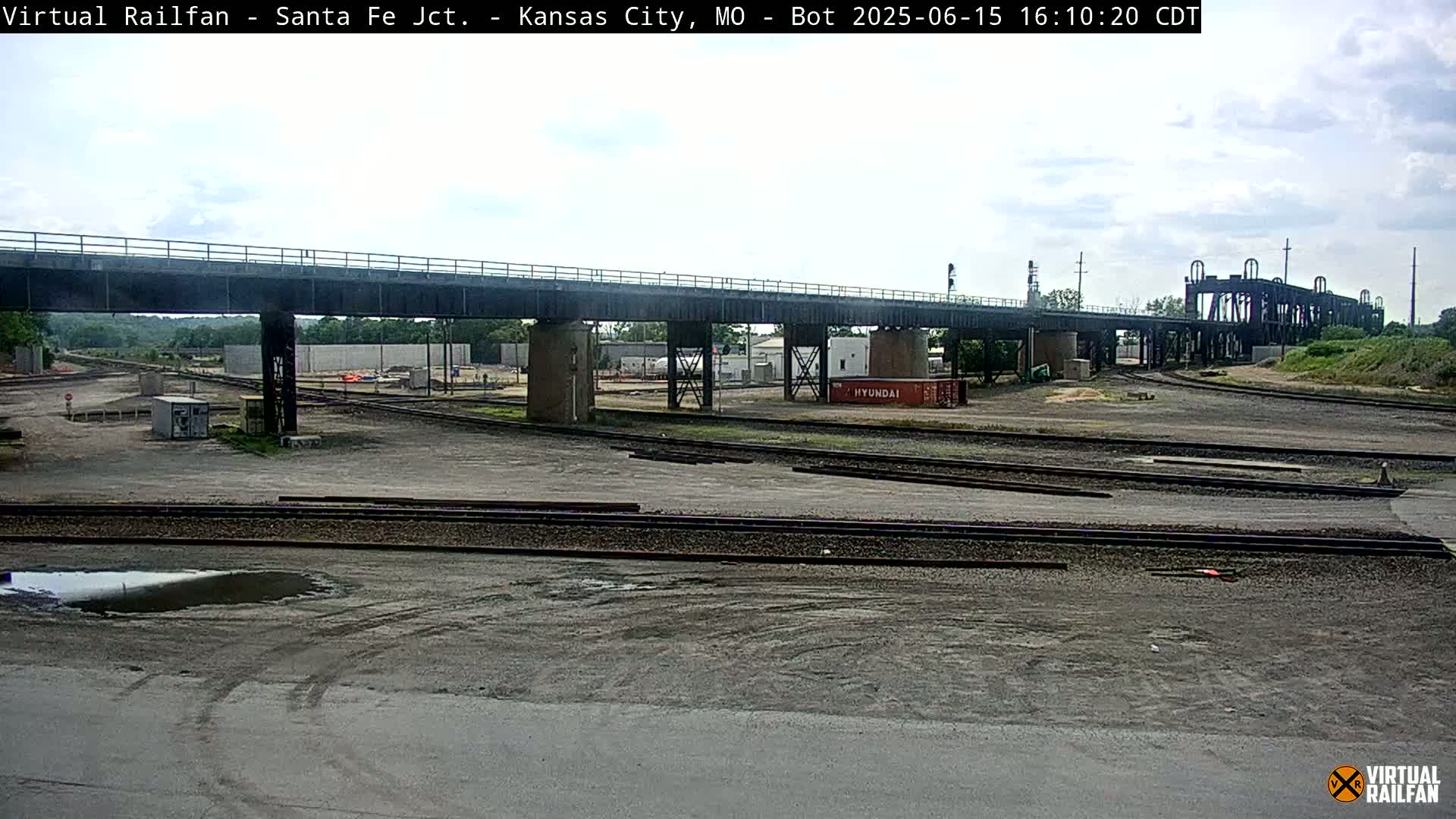 Kansas City Santa Fe Railway Junction Live Cam - Kansas City, Jackson, Missouri, USA 