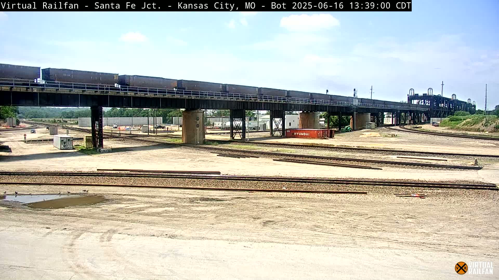 Kansas City Santa Fe Railway Junction Live Cam - Kansas City, Jackson, Missouri, USA 