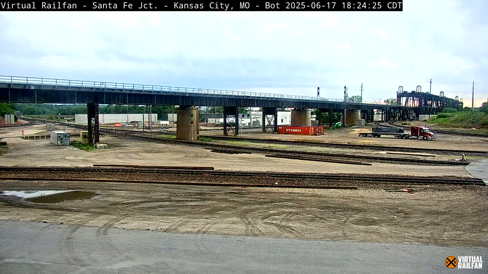 Kansas City Santa Fe Railway Junction Live Cam - Kansas City, Jackson, Missouri, USA 