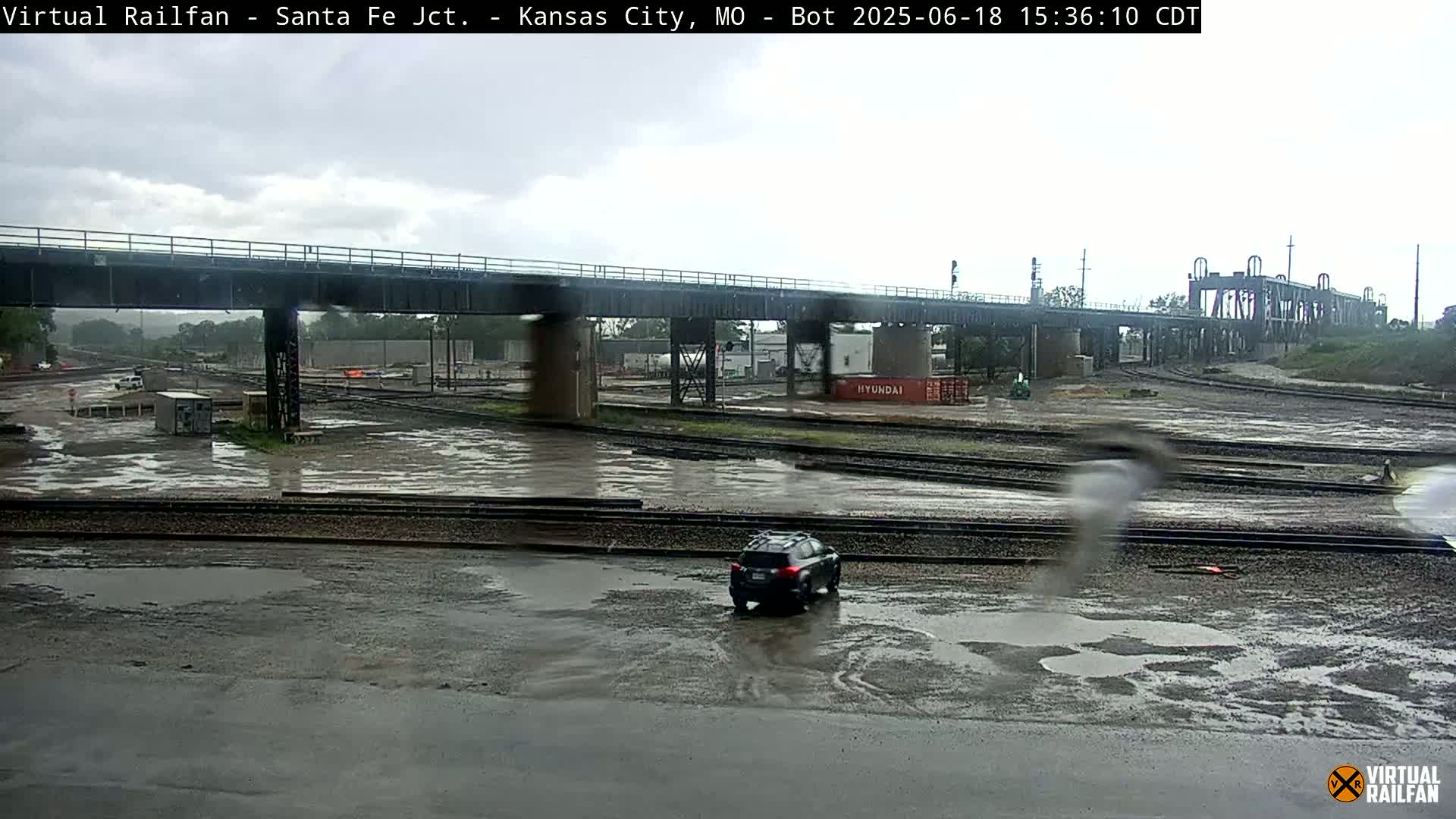 Kansas City Santa Fe Railway Junction Live Cam - Kansas City, Jackson, Missouri, USA 