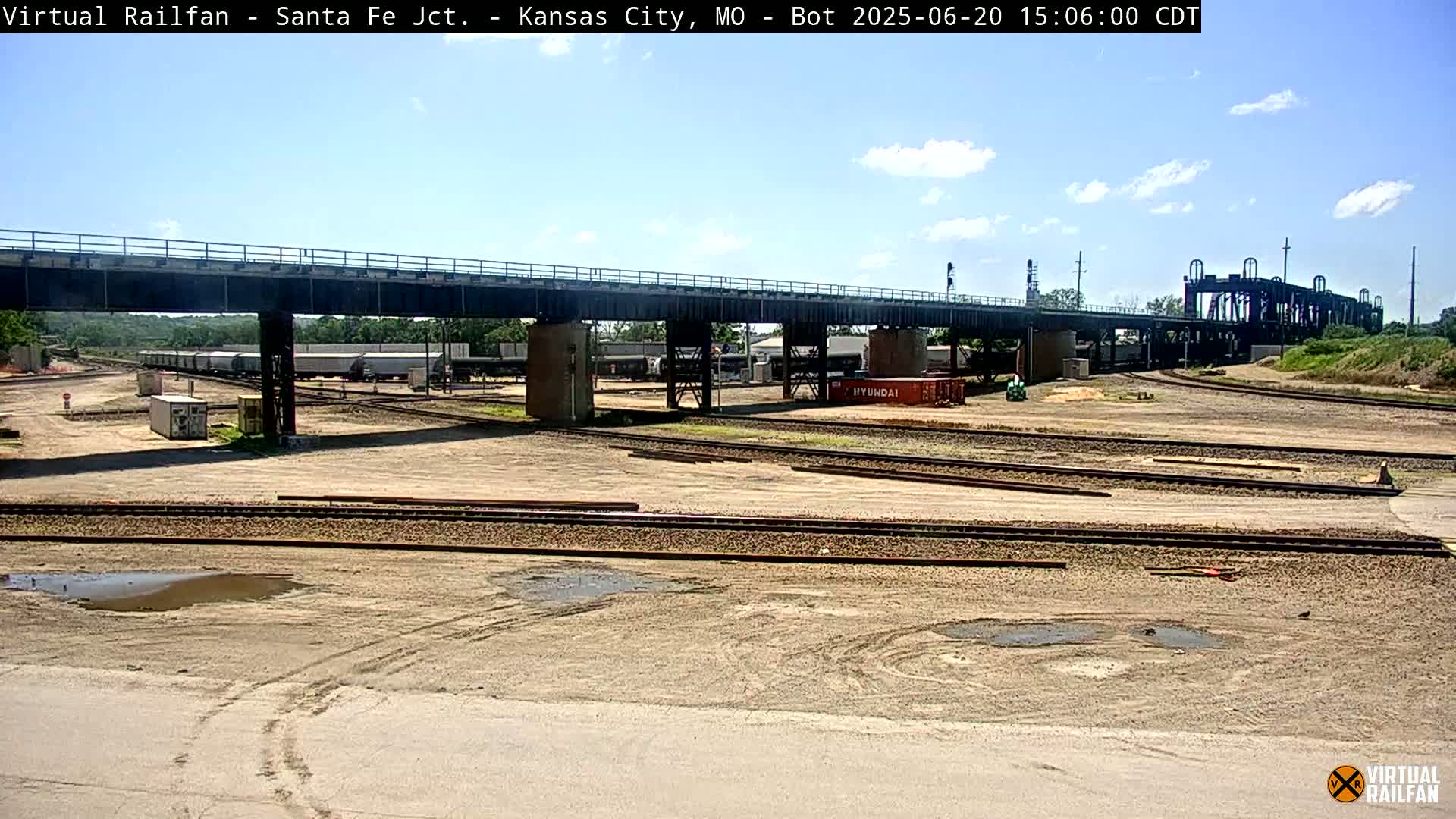 Kansas City Santa Fe Railway Junction Live Cam - Kansas City, Jackson, Missouri, USA 