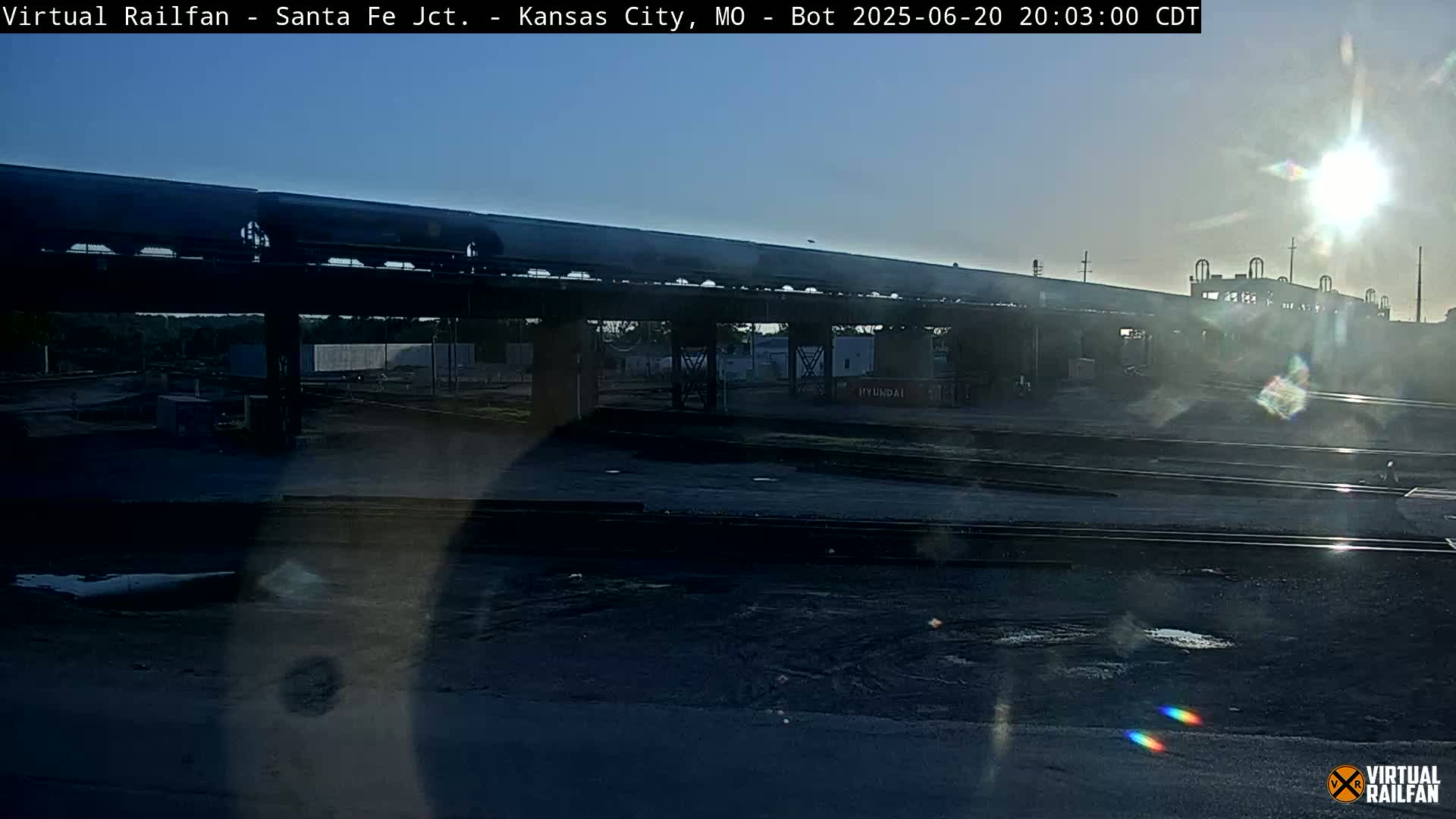 Kansas City Santa Fe Railway Junction Live Cam - Kansas City, Jackson, Missouri, USA 