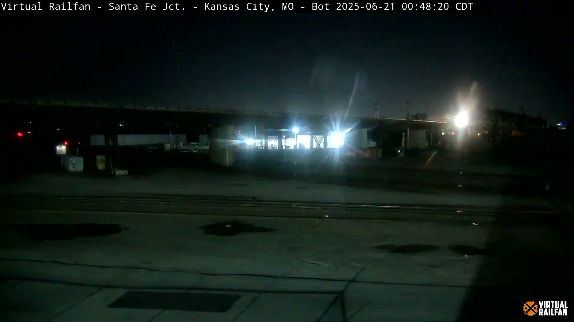 Kansas City Santa Fe Railway Junction Live Cam - Kansas City, Jackson, Missouri, USA 