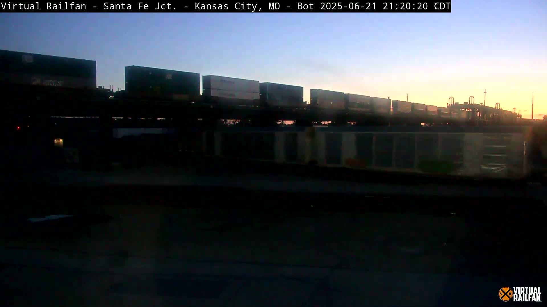 Kansas City Santa Fe Railway Junction Live Cam - Kansas City, Jackson, Missouri, USA 