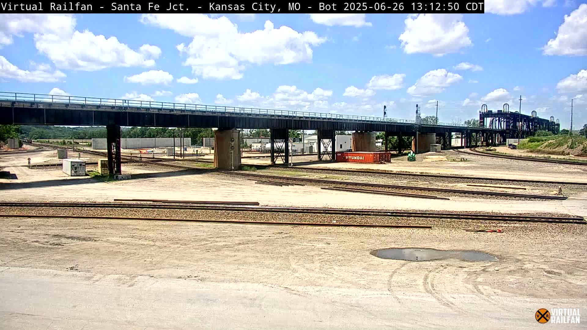 Kansas City Santa Fe Railway Junction Live Cam - Kansas City, Jackson, Missouri, USA 