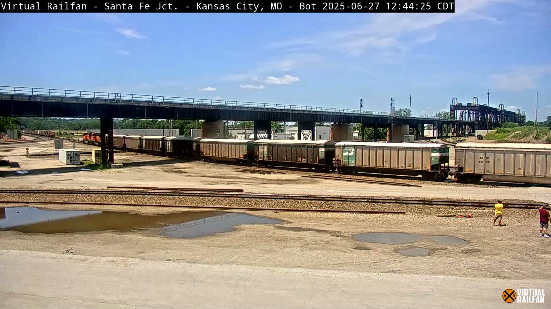 Kansas City Santa Fe Railway Junction Live Cam - Kansas City, Jackson, Missouri, USA 