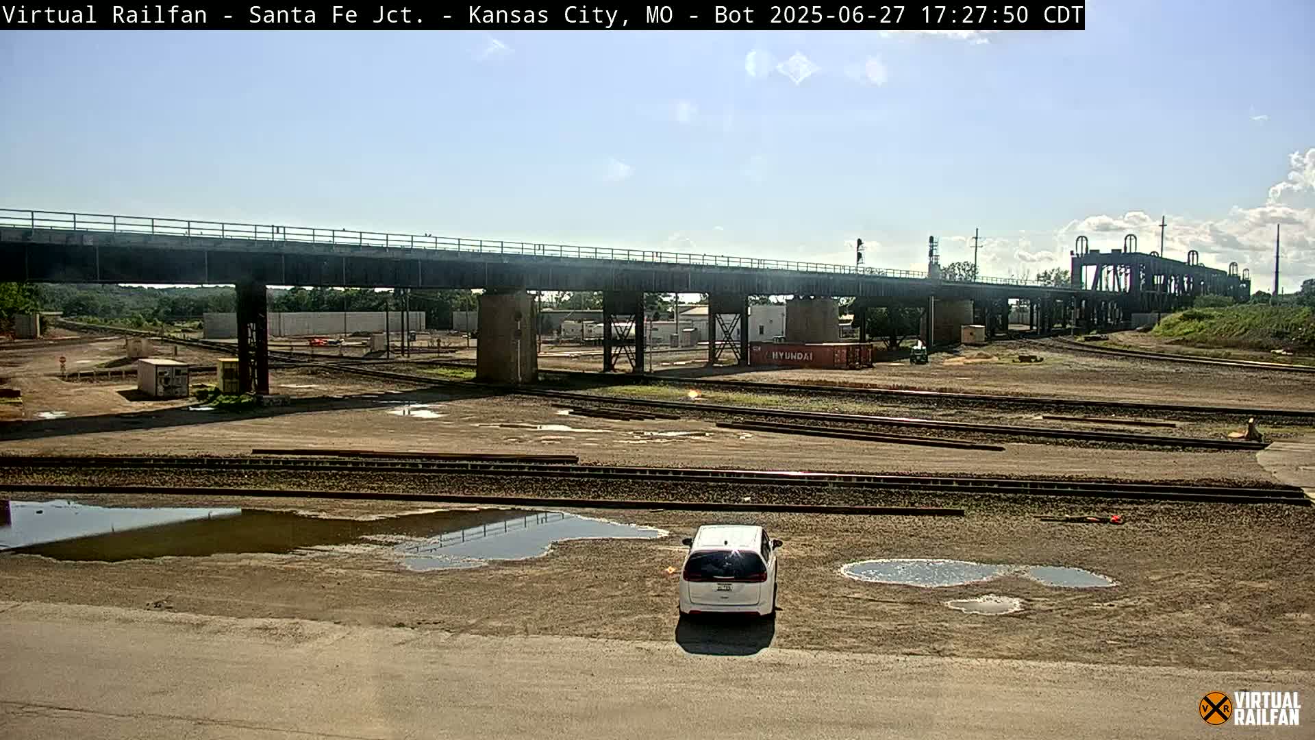 Kansas City Santa Fe Railway Junction Live Cam - Kansas City, Jackson, Missouri, USA 