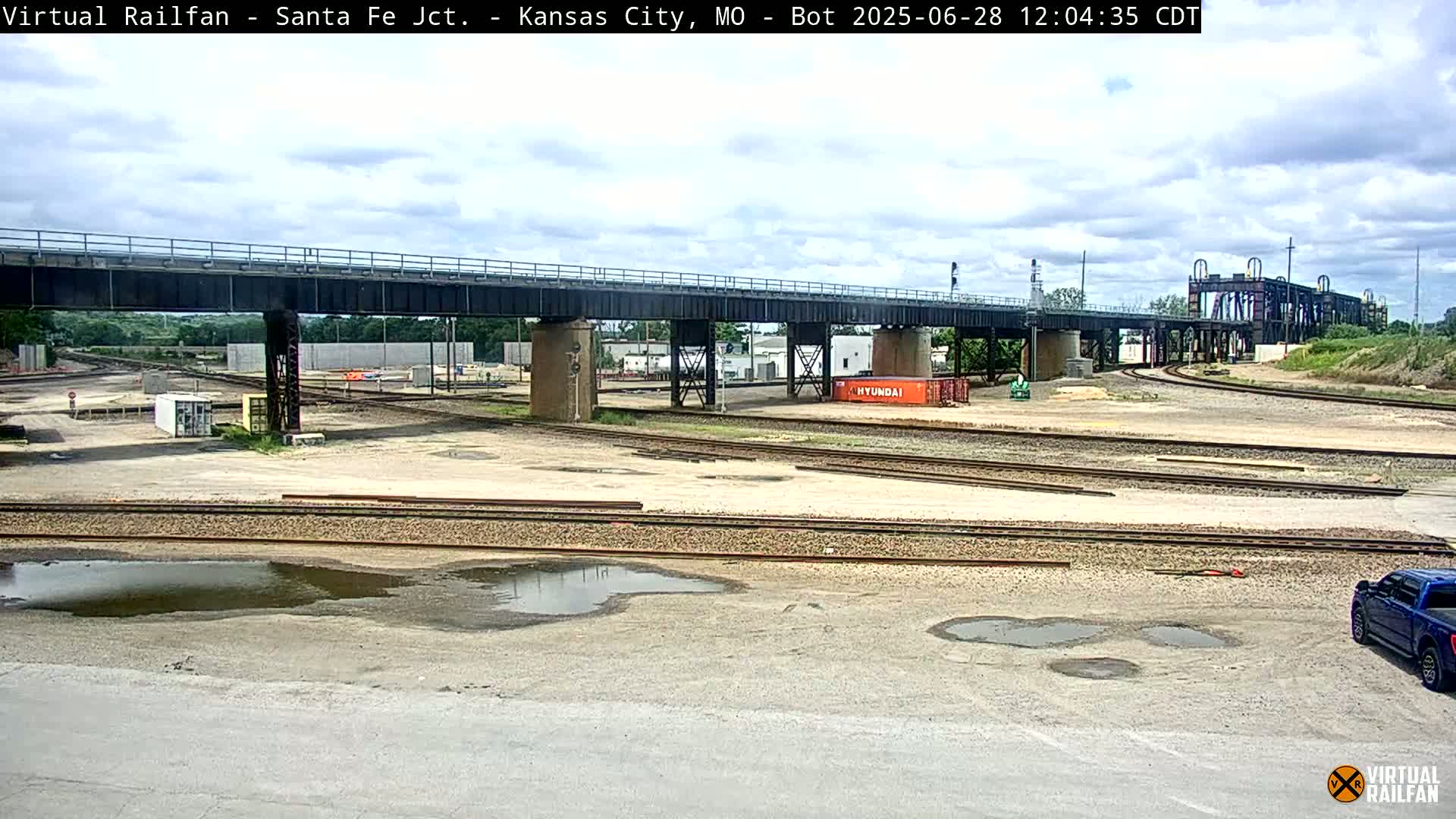 Kansas City Santa Fe Railway Junction Live Cam - Kansas City, Jackson, Missouri, USA 