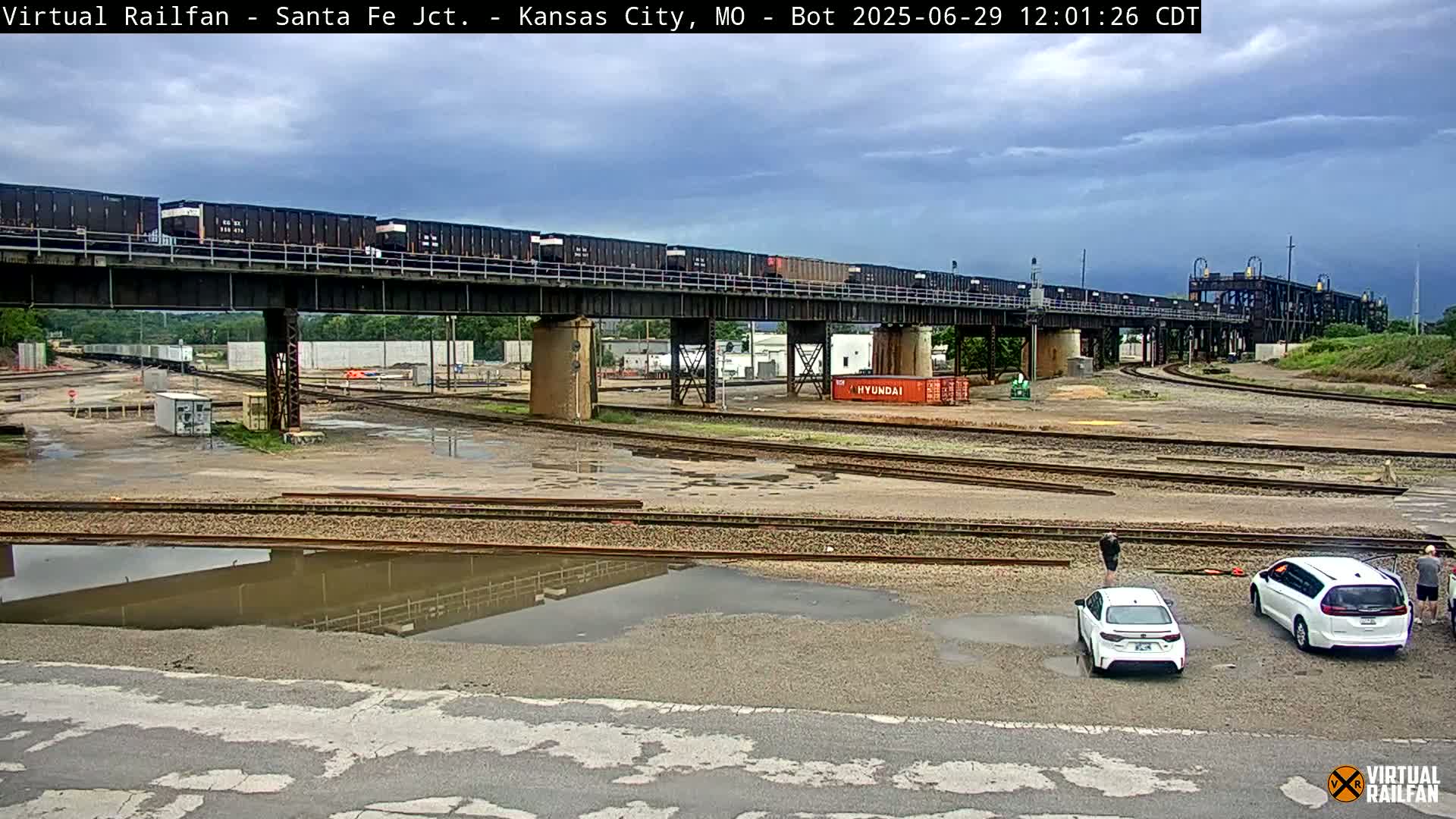 Kansas City Santa Fe Railway Junction Live Cam - Kansas City, Jackson, Missouri, USA 