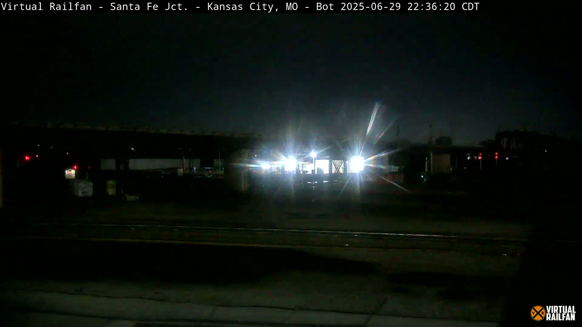 Kansas City Santa Fe Railway Junction Live Cam - Kansas City, Jackson, Missouri, USA 