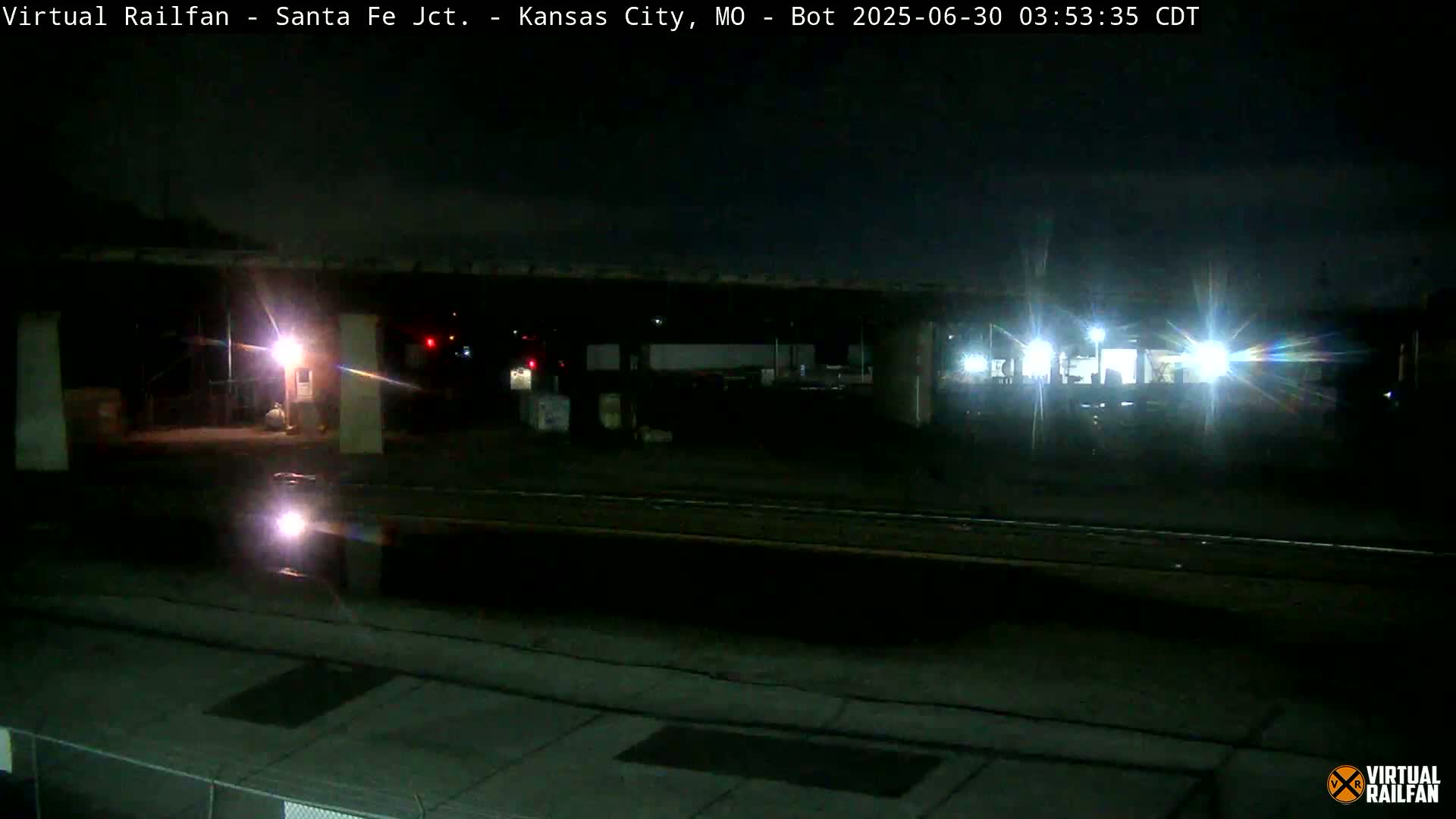 Kansas City Santa Fe Railway Junction Live Cam - Kansas City, Jackson, Missouri, USA 