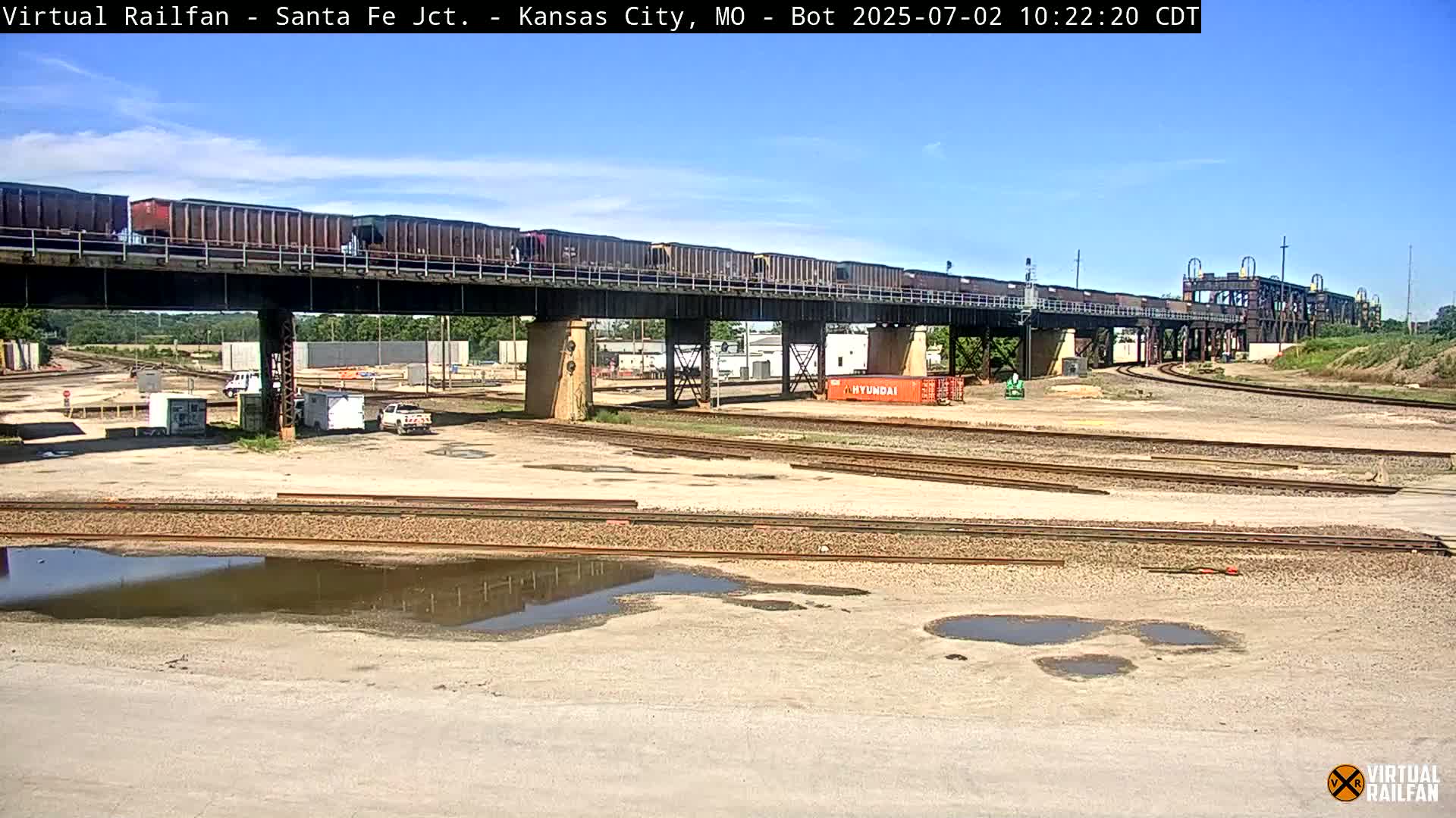Kansas City Santa Fe Railway Junction Live Cam - Kansas City, Jackson, Missouri, USA 