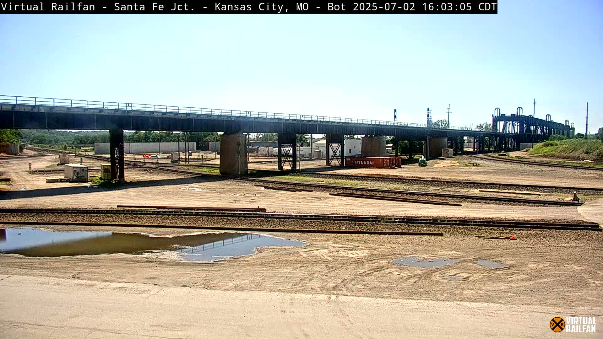Kansas City Santa Fe Railway Junction Live Cam - Kansas City, Jackson, Missouri, USA 