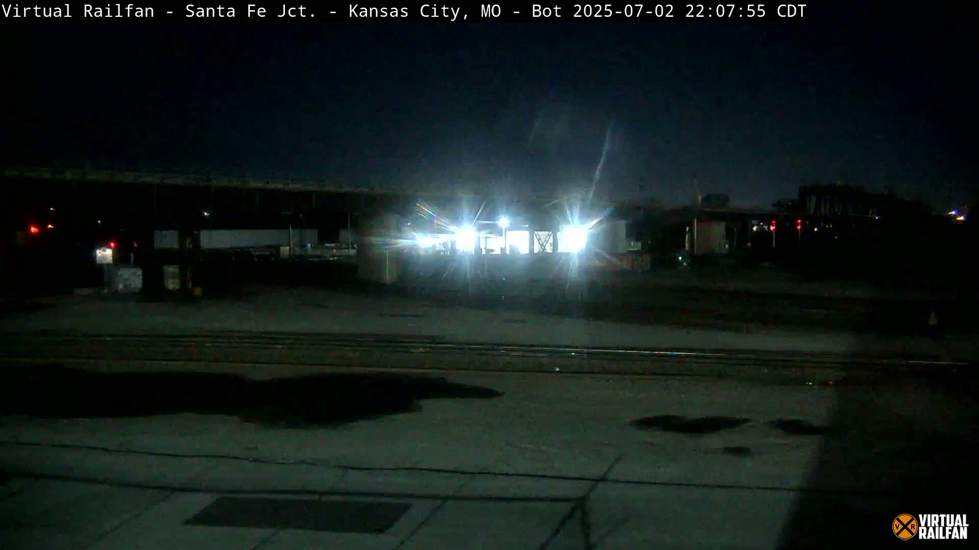 Kansas City Santa Fe Railway Junction Live Cam - Kansas City, Jackson, Missouri, USA 