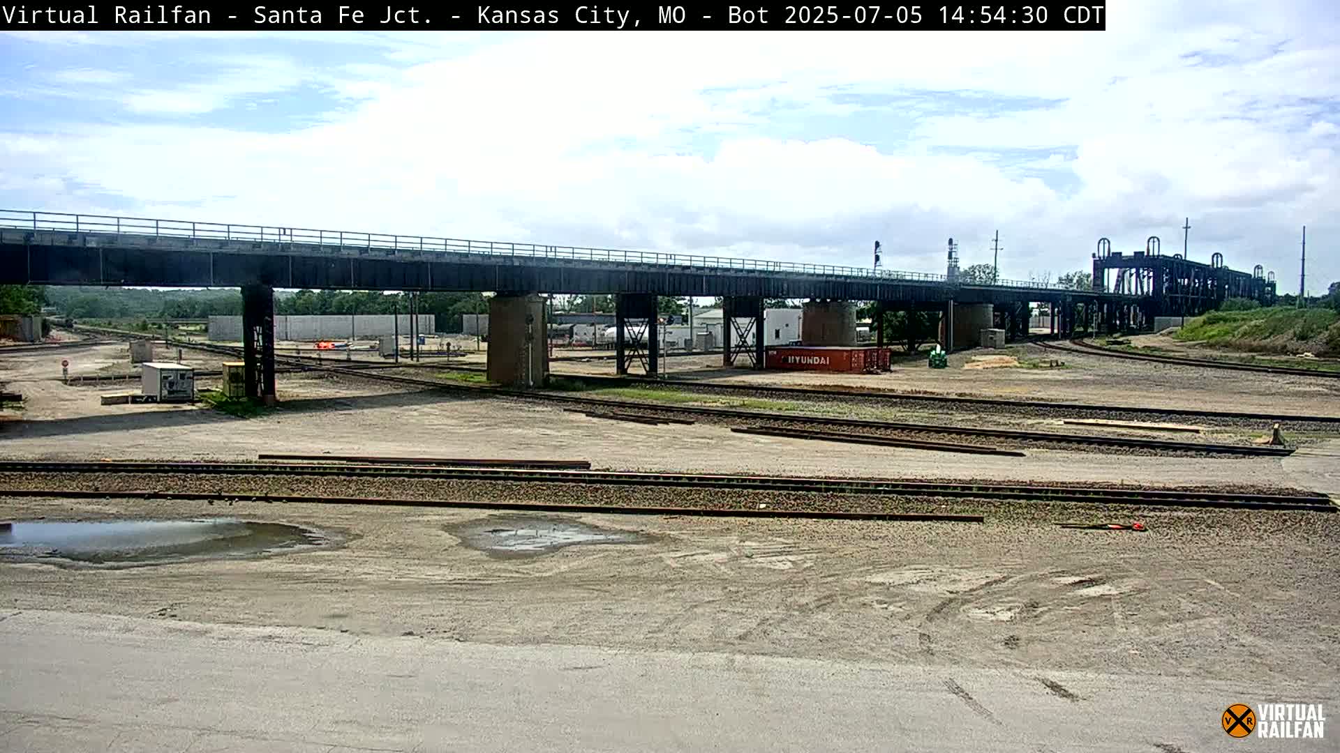 Kansas City Santa Fe Railway Junction Live Cam - Kansas City, Jackson, Missouri, USA 