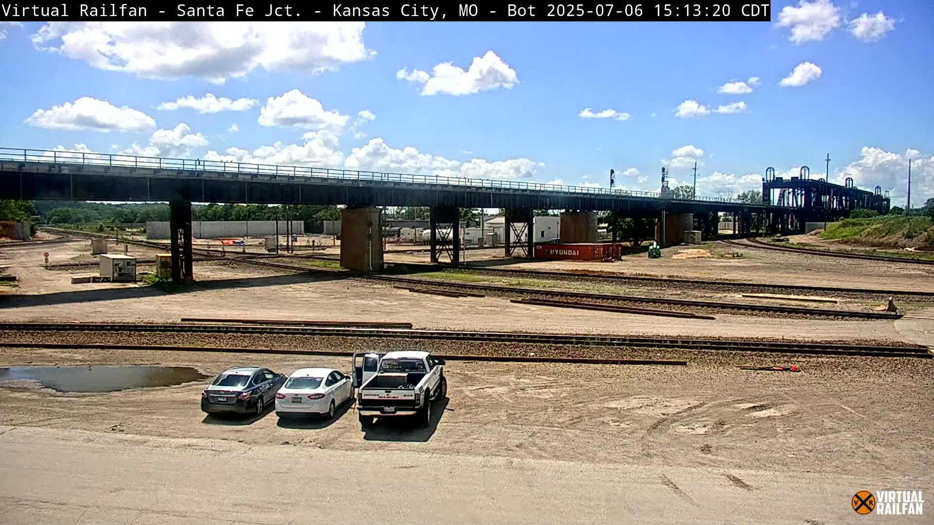 Kansas City Santa Fe Railway Junction Live Cam - Kansas City, Jackson, Missouri, USA 