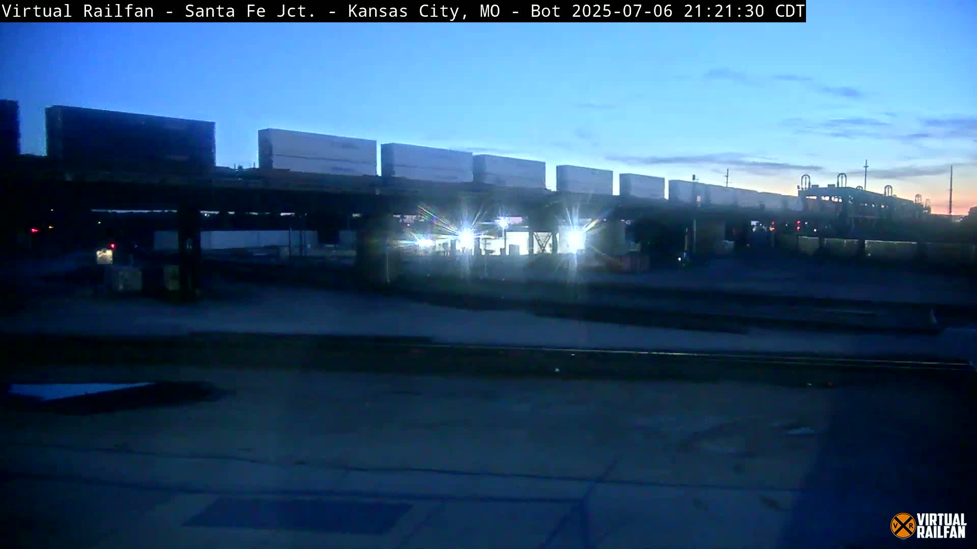 Kansas City Santa Fe Railway Junction Live Cam - Kansas City, Jackson, Missouri, USA 