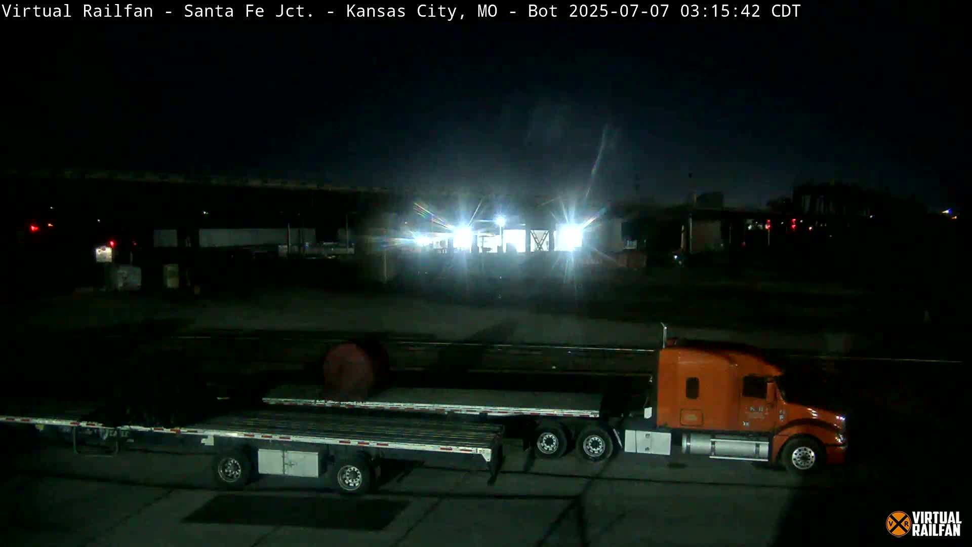 Kansas City Santa Fe Railway Junction Live Cam - Kansas City, Jackson, Missouri, USA 