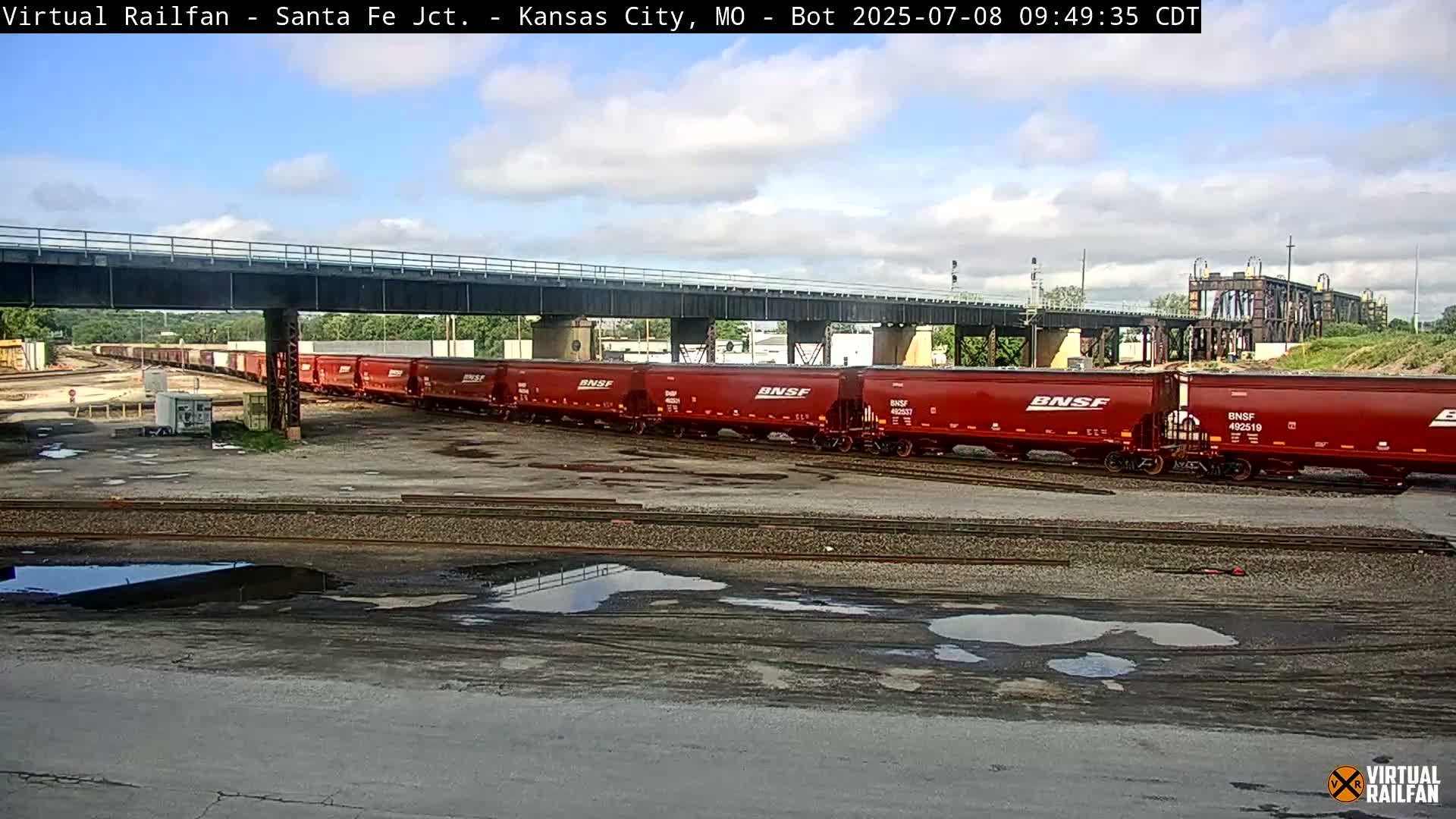 Kansas City Santa Fe Railway Junction Live Cam - Kansas City, Jackson, Missouri, USA 