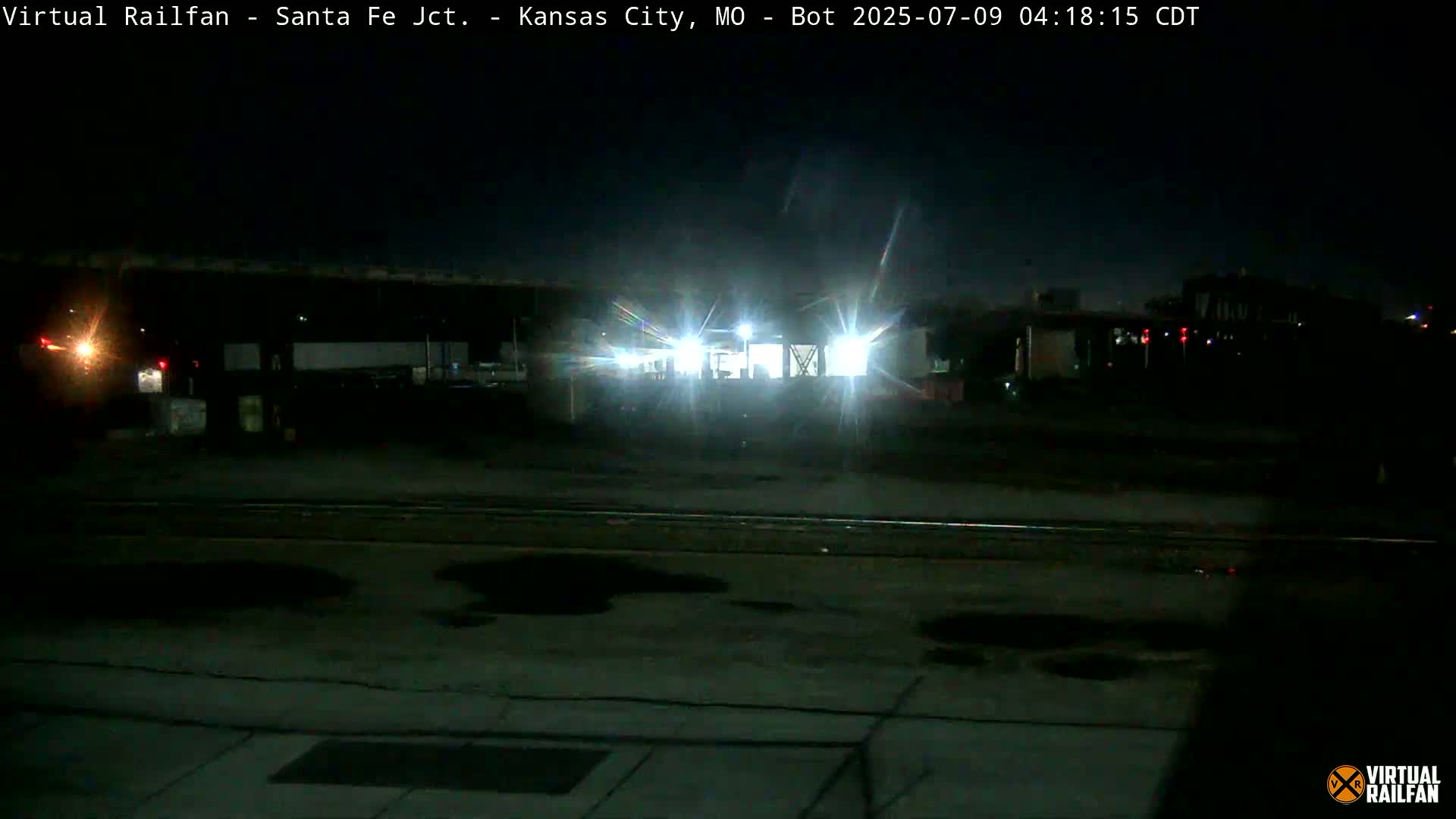 Kansas City Santa Fe Railway Junction Live Cam - Kansas City, Jackson, Missouri, USA 