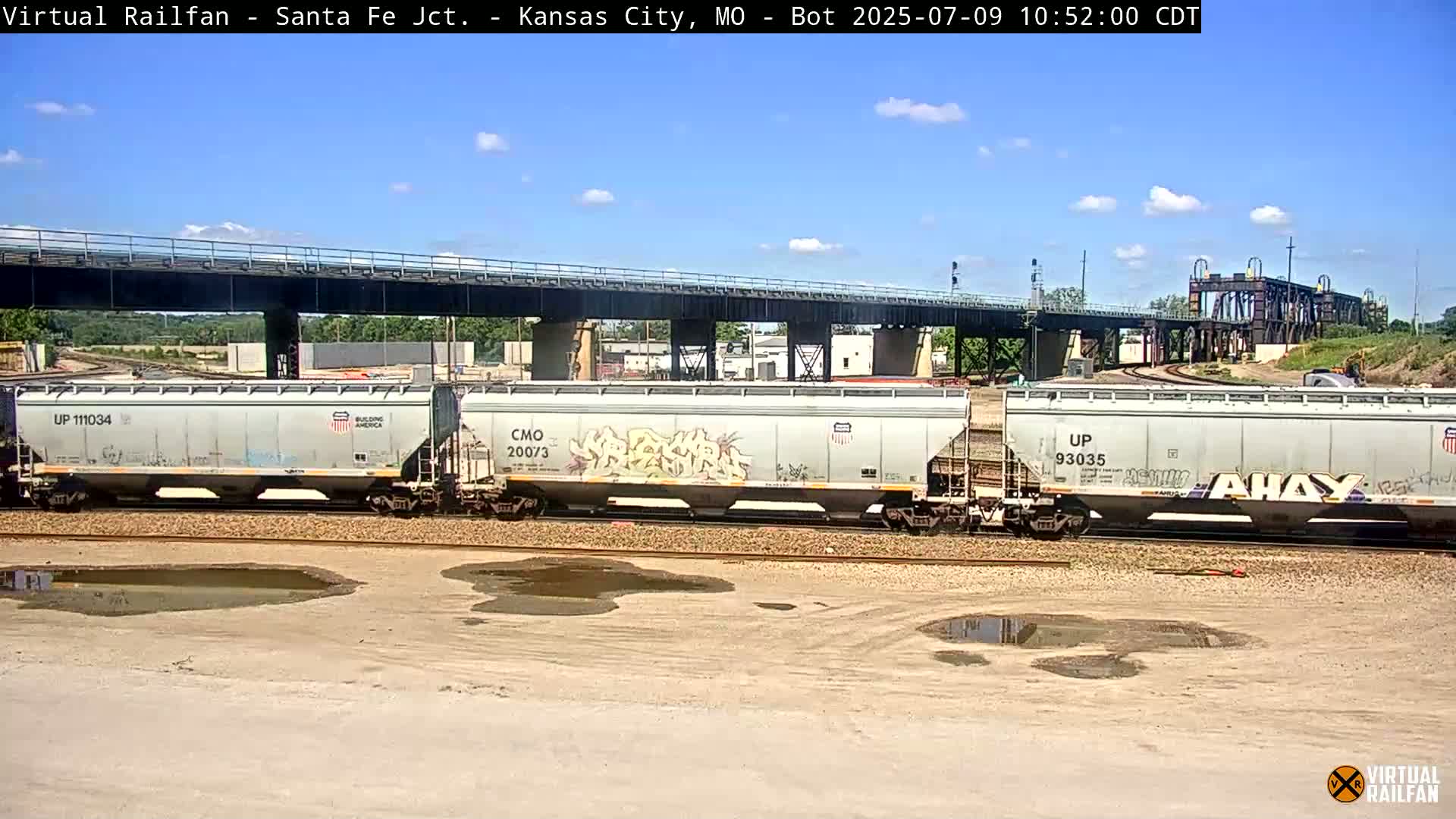 Kansas City Santa Fe Railway Junction Live Cam - Kansas City, Jackson, Missouri, USA 