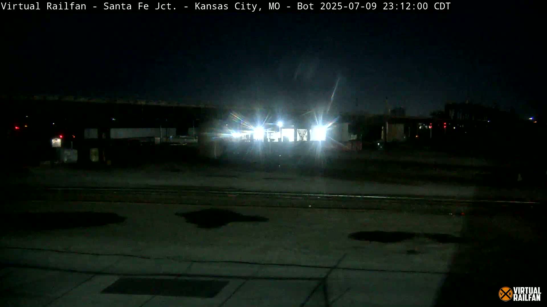 Kansas City Santa Fe Railway Junction Live Cam - Kansas City, Jackson, Missouri, USA 