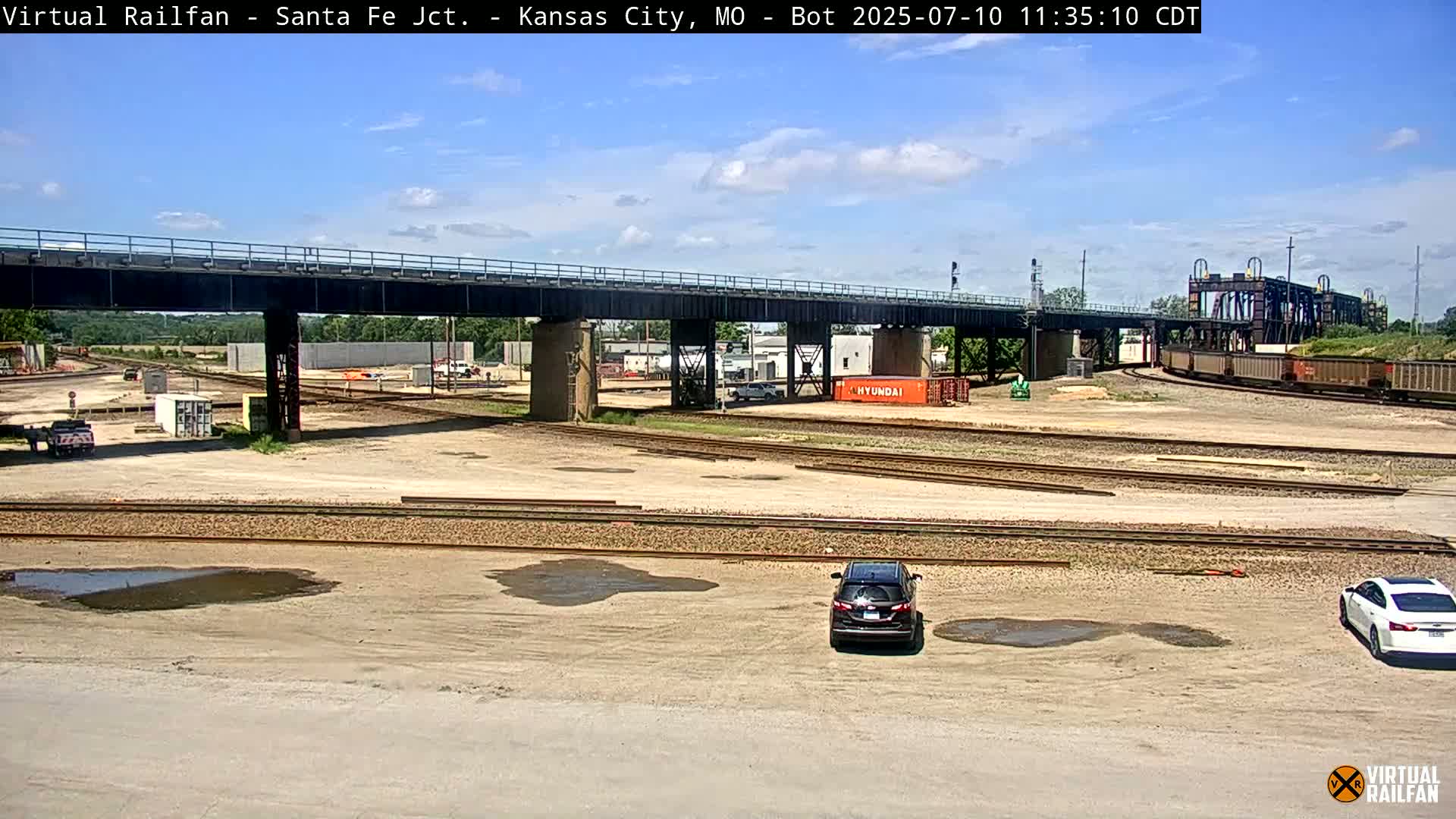 Kansas City Santa Fe Railway Junction Live Cam - Kansas City, Jackson, Missouri, USA 