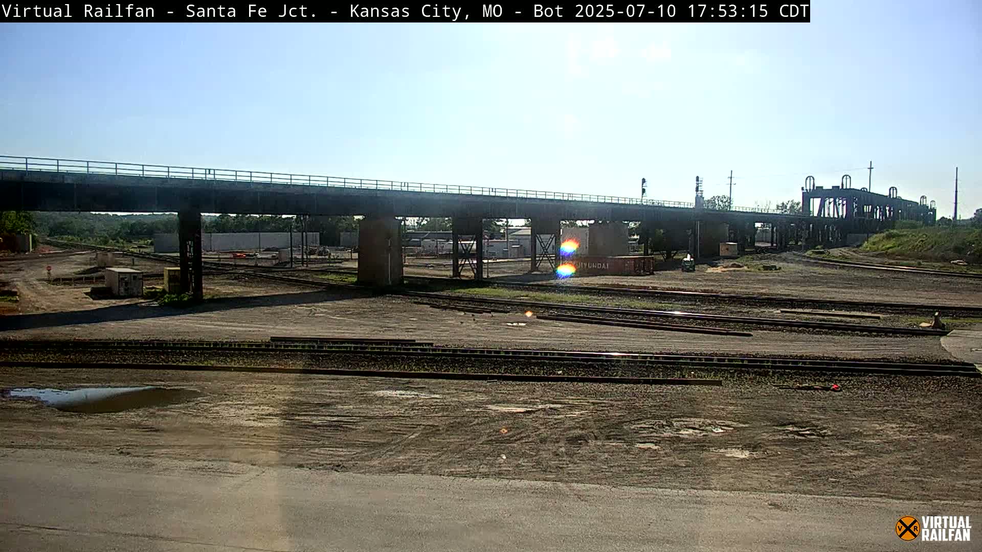 Kansas City Santa Fe Railway Junction Live Cam - Kansas City, Jackson, Missouri, USA 