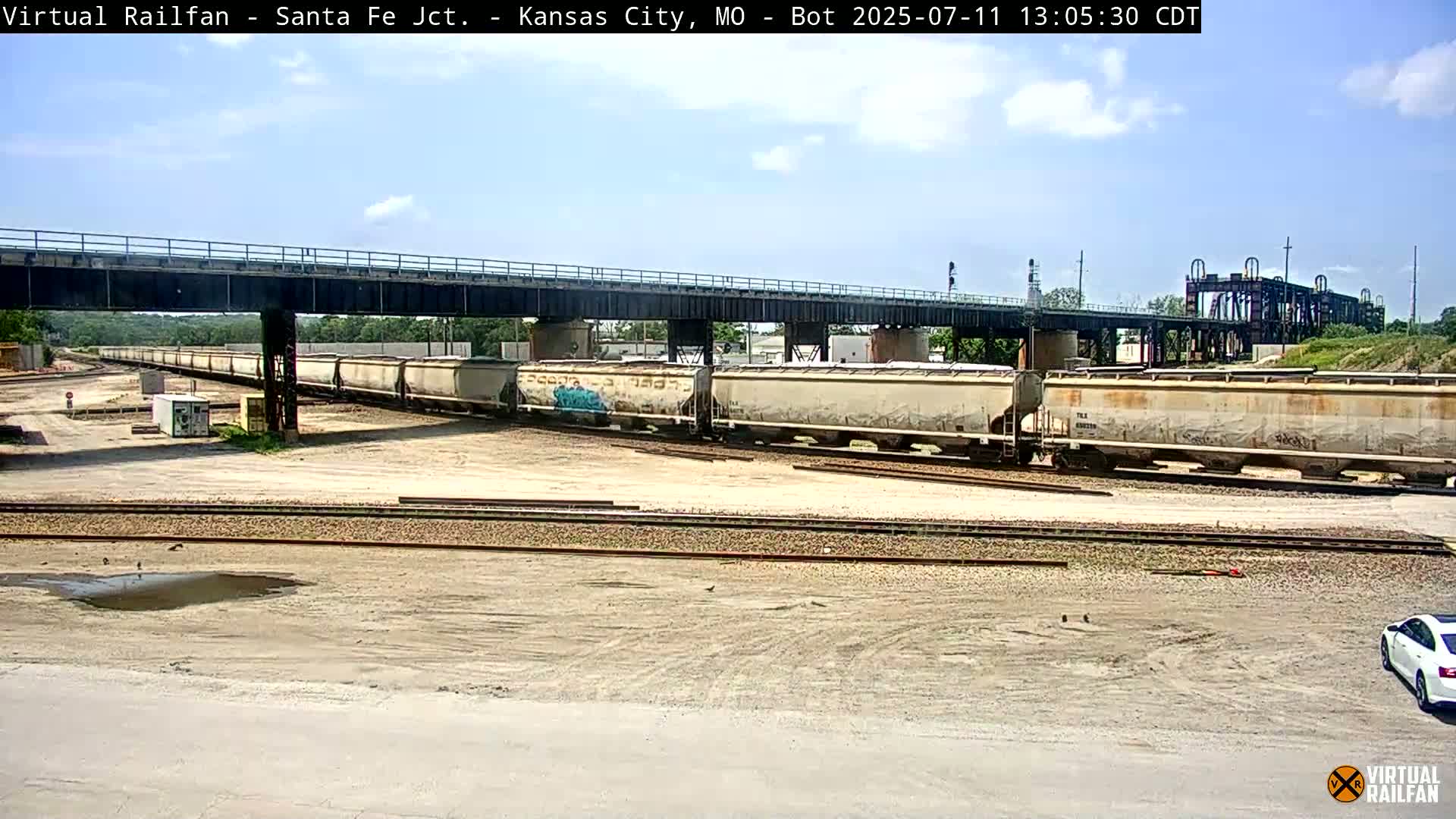 Kansas City Santa Fe Railway Junction Live Cam - Kansas City, Jackson, Missouri, USA 
