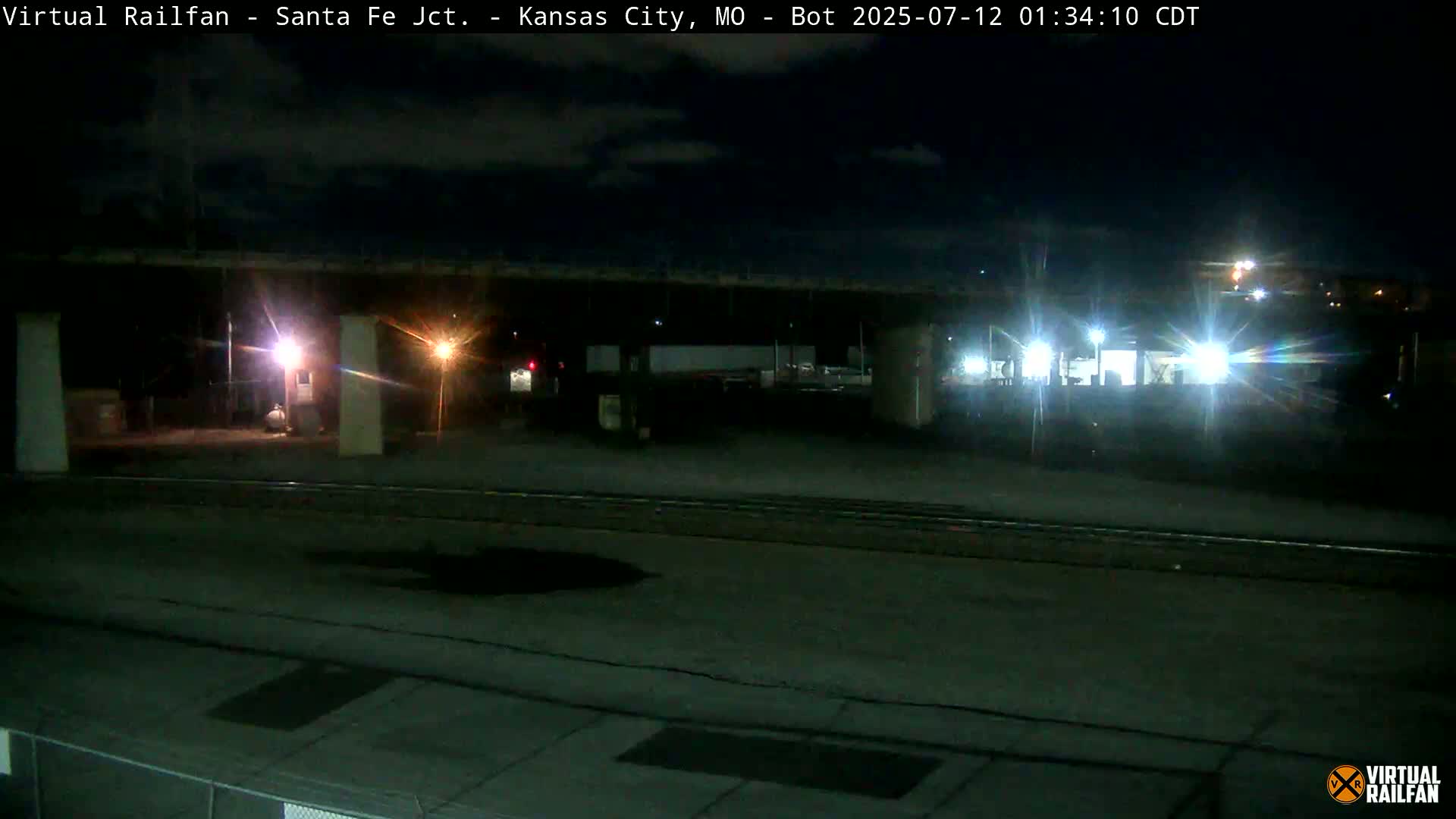 Kansas City Santa Fe Railway Junction Live Cam - Kansas City, Jackson, Missouri, USA 